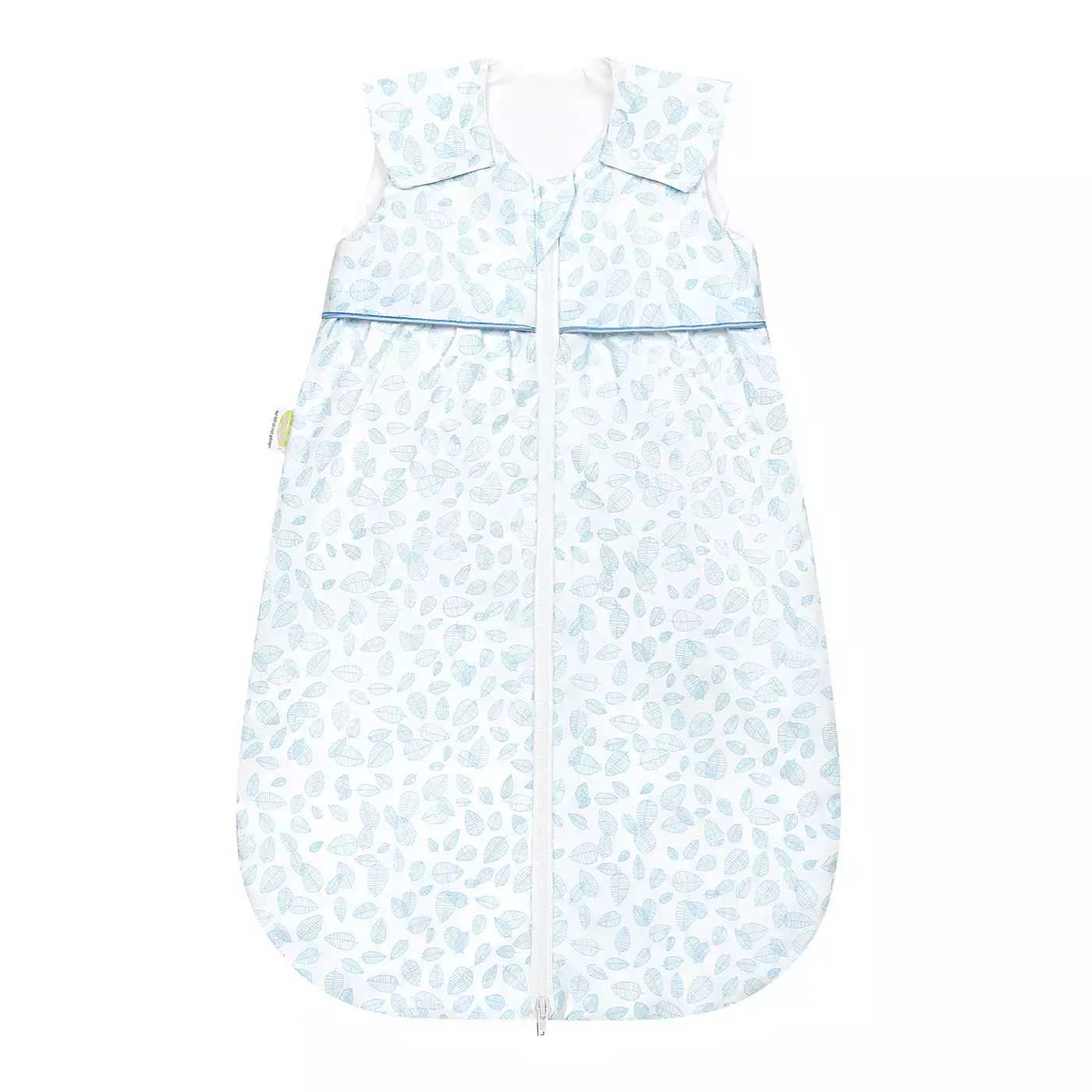 Schlafsack Anni light Blätter blue Blättchen blue - Jamouz