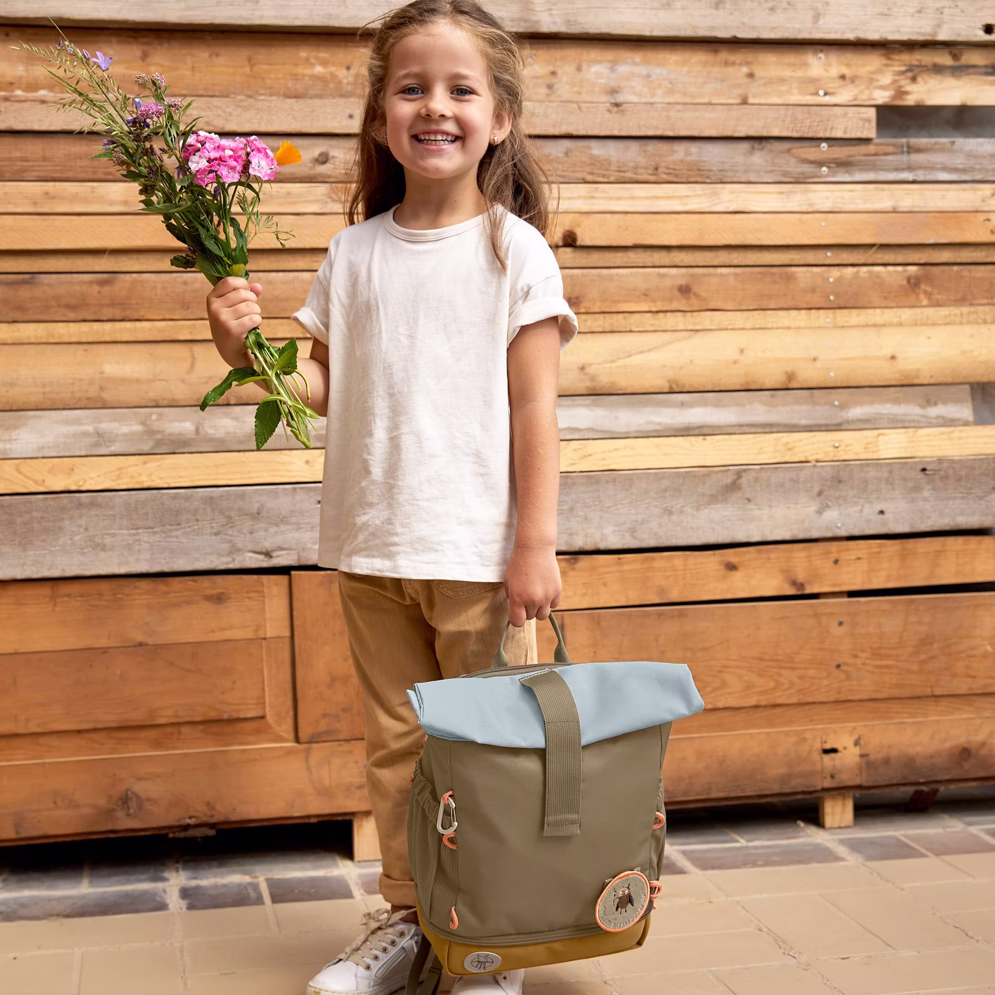 Kindergartenrucksack Rolltop - Nature - Jamouz