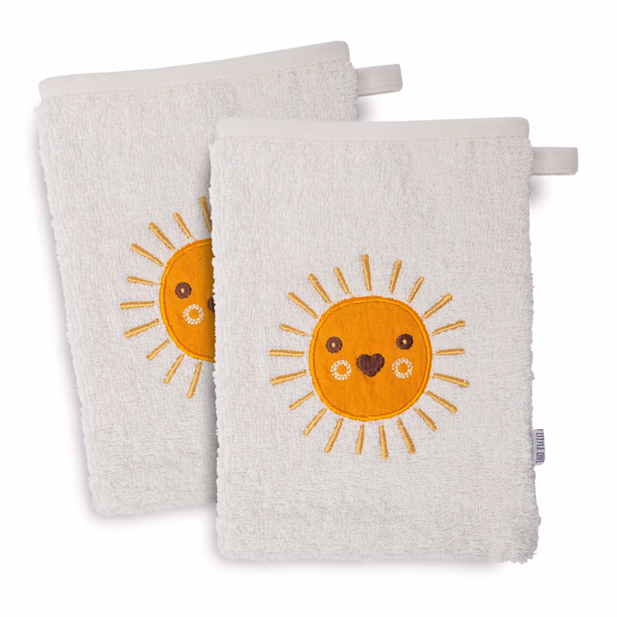 Set Waschhandschuhe mit Badetuch Bär - Jamouz