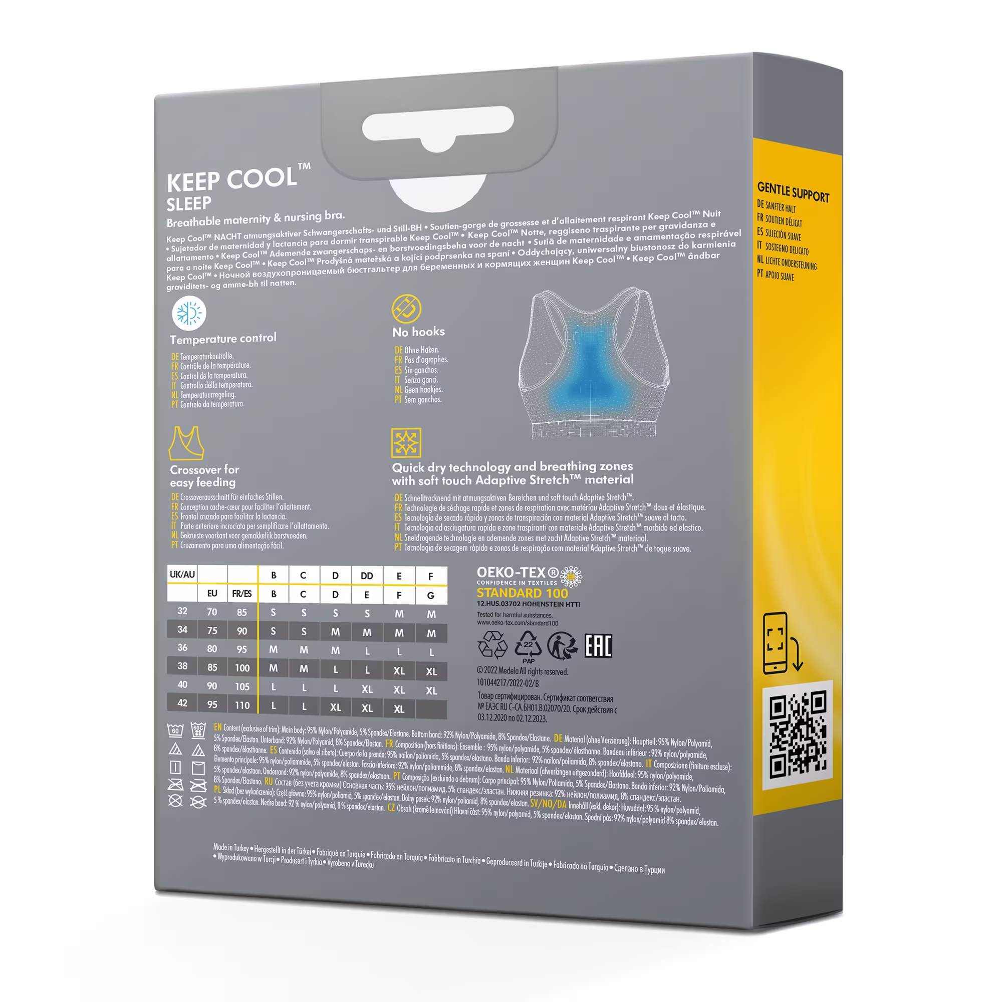 Schlaf Bustier Keep Cool Gr. M - Jamouz