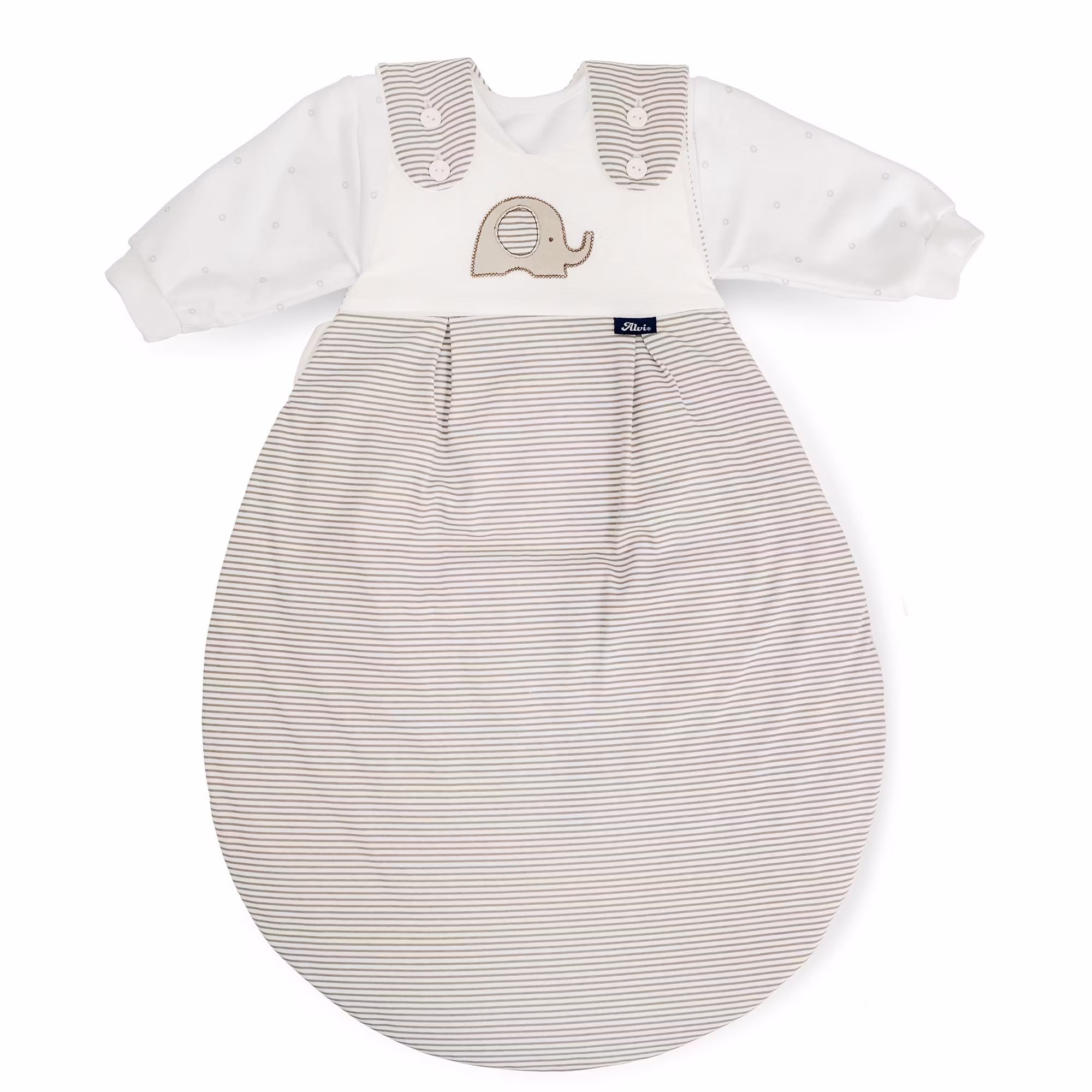 Baby-Mäxchen Soft Elefant beige Gr. 56/62 - Jamouz