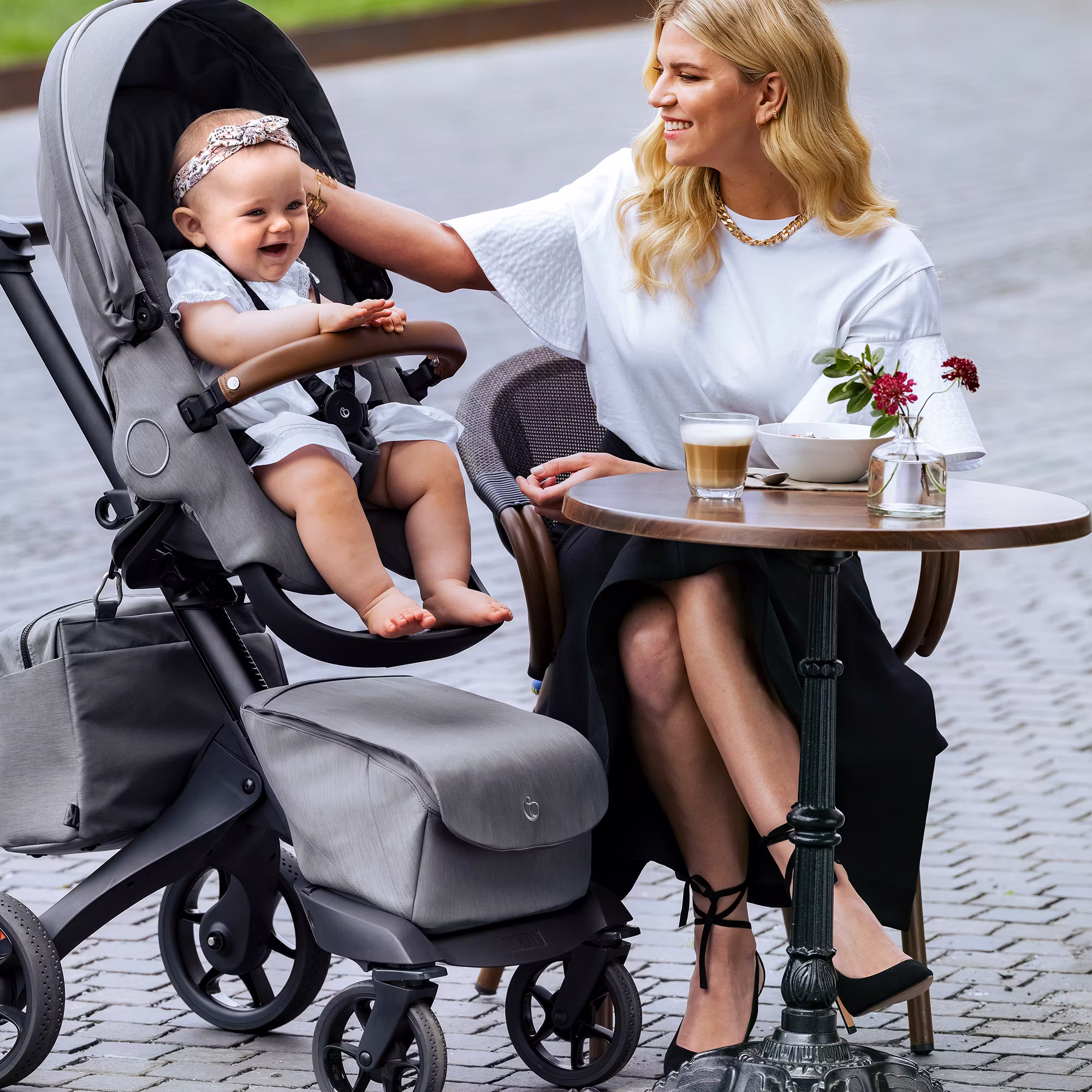 Set Xplory® X Cool Teal mit Babywanne - Jamouz