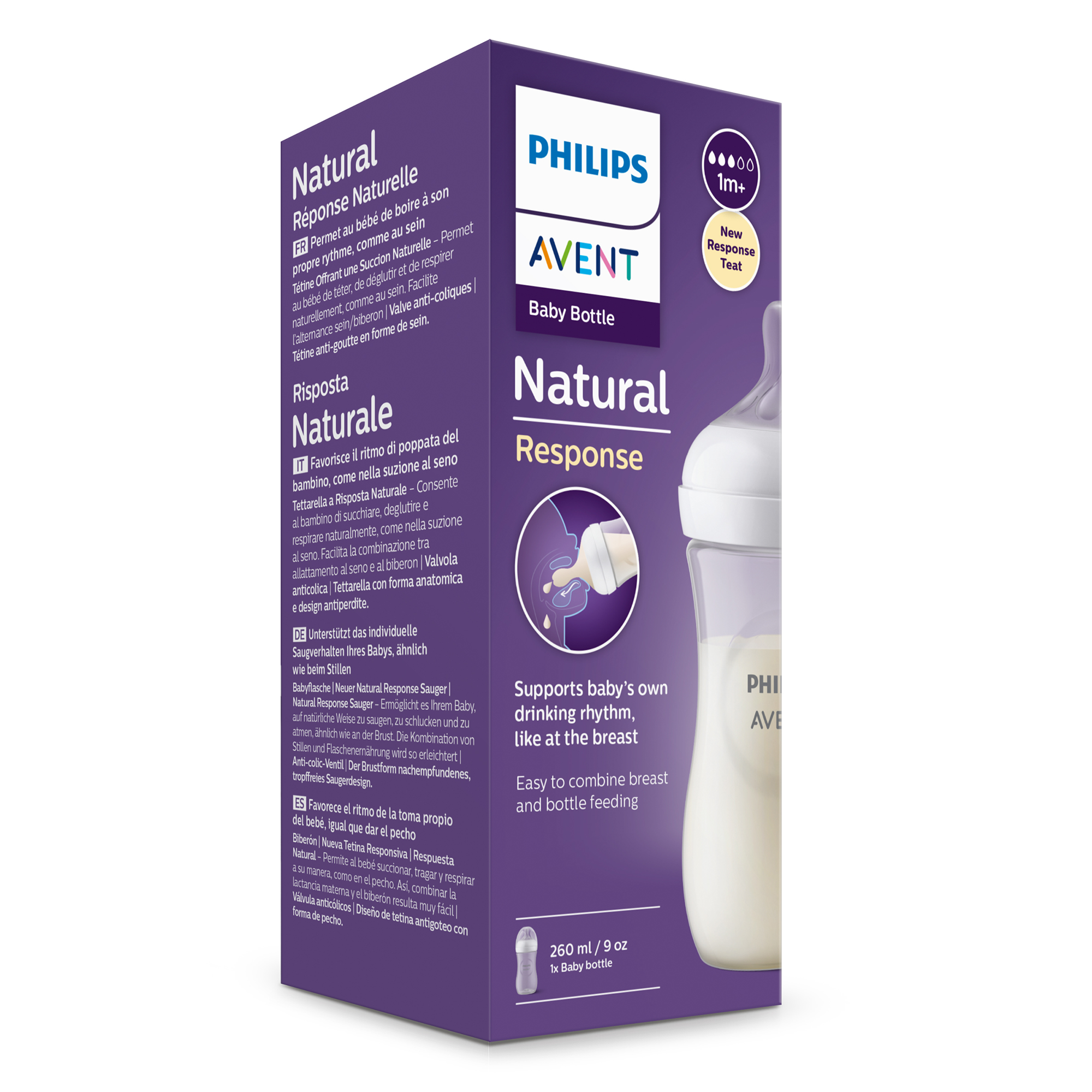 Babyflasche Natural Response Gr.3 260ml SCY903/01 - Jamouz