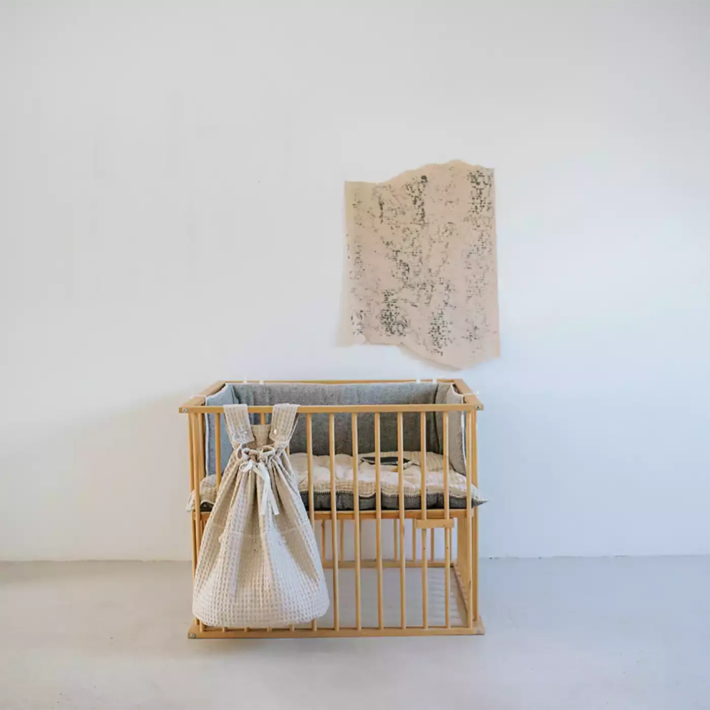 Krabbeldecke Amsterdam Steel Grey / Sand - Jamouz