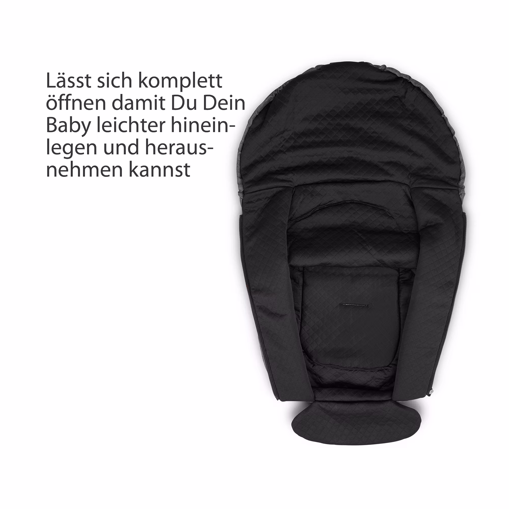 Neugeborenen Fußsack Diamond Edition Powder - Jamouz