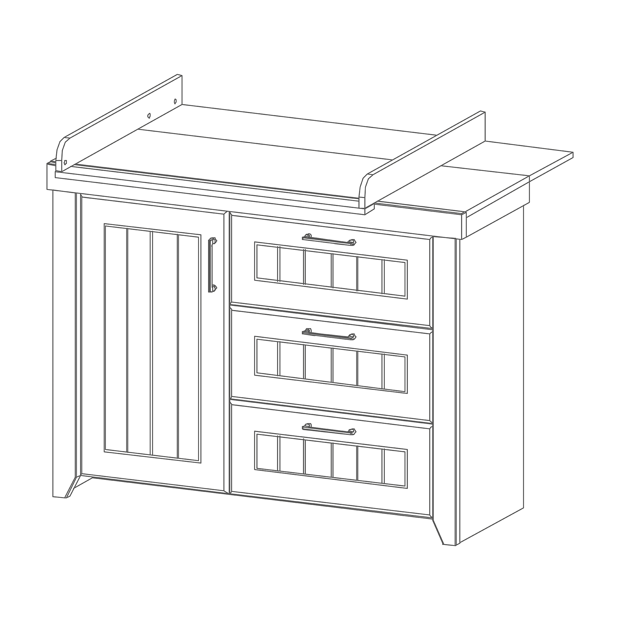 2-teiliges Spar-Set Babyzimmer Ella - Jamouz