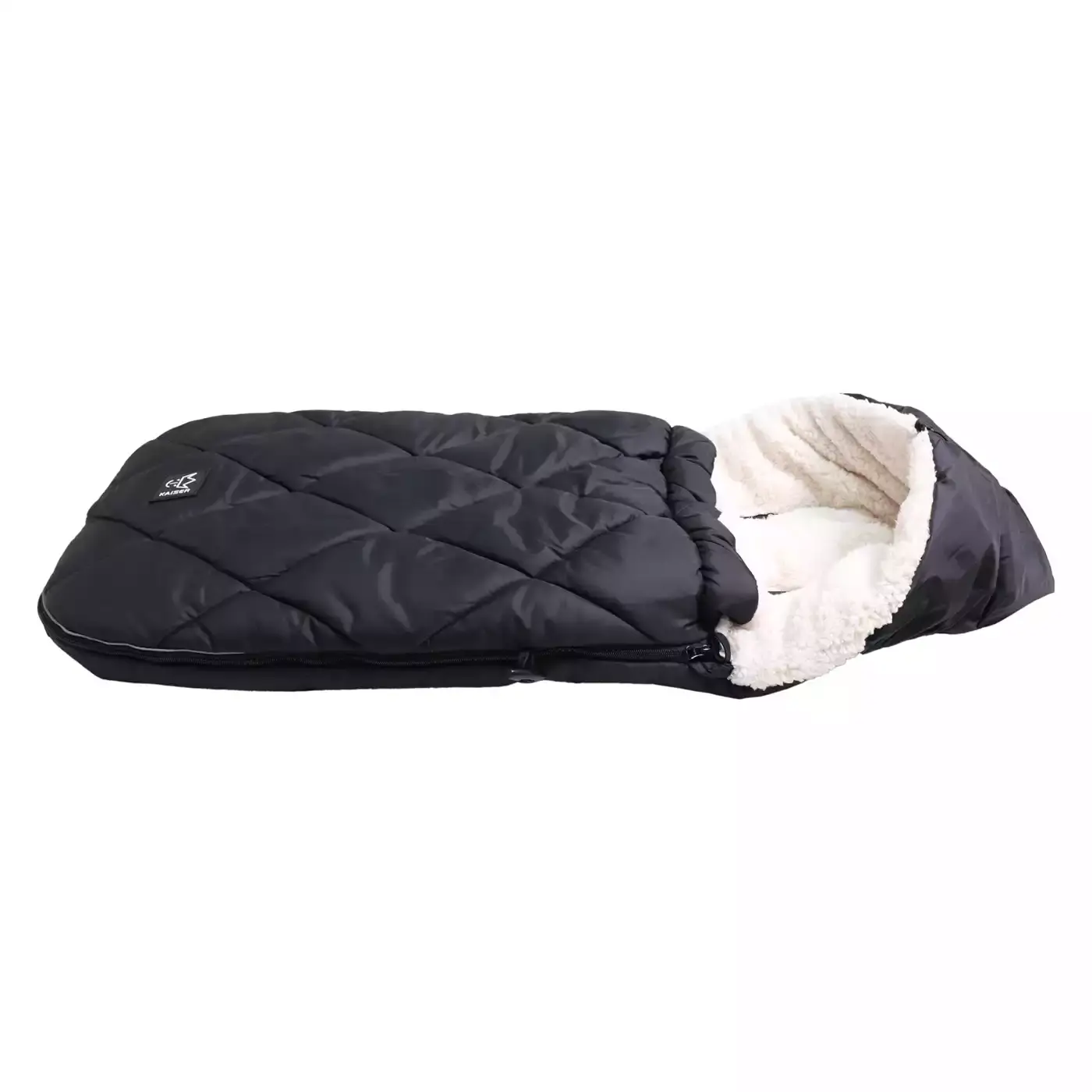 Fußsack XL Too Black / Creme - Jamouz