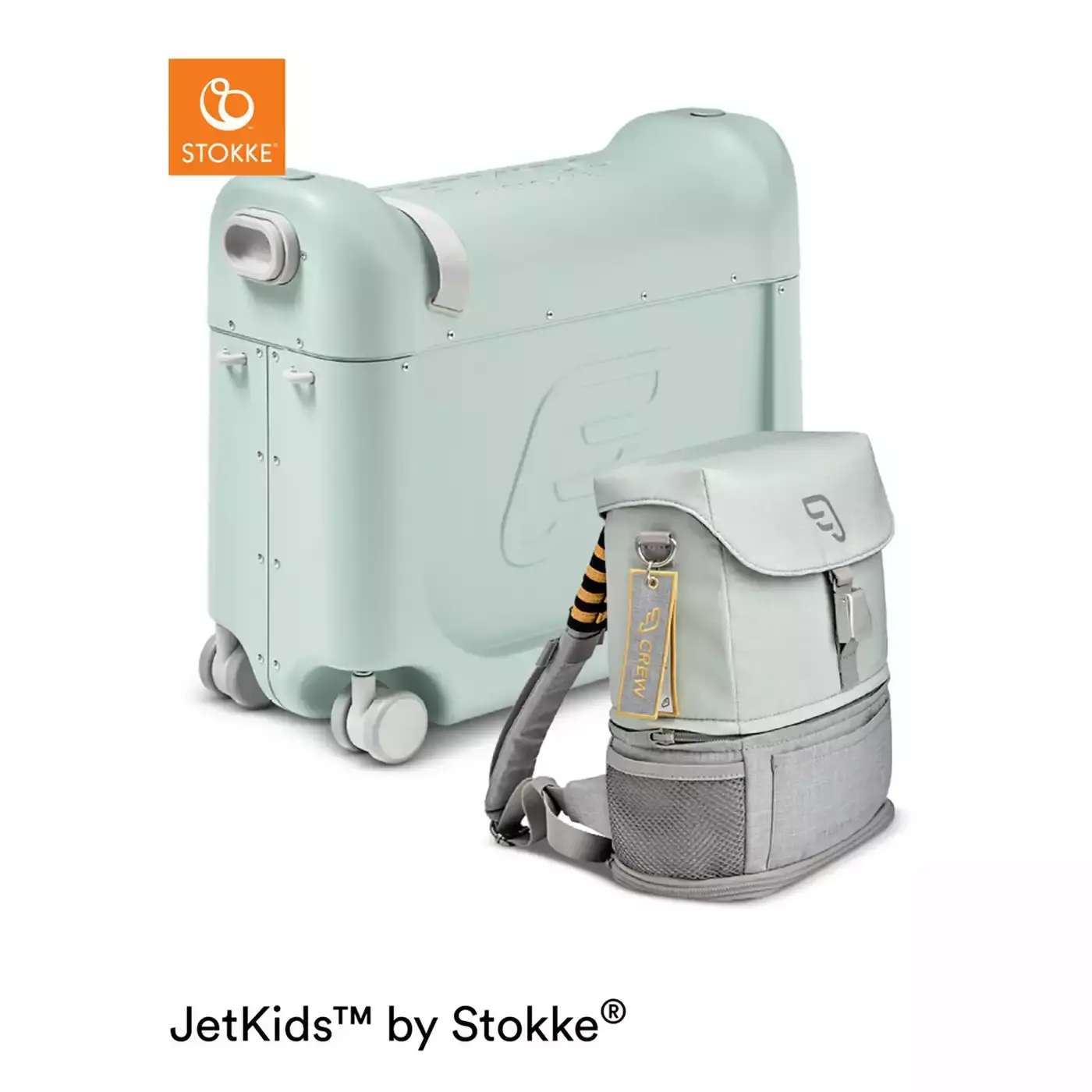 Jetkids™ Bundle BedBox™ & Crew Back Pack Sky Blue - Jamouz