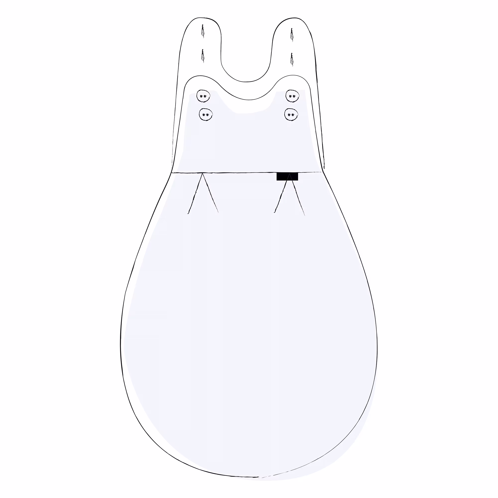 Mäxchen Außenschlafsack Trigon Grau Gr. 50/56 - Jamouz