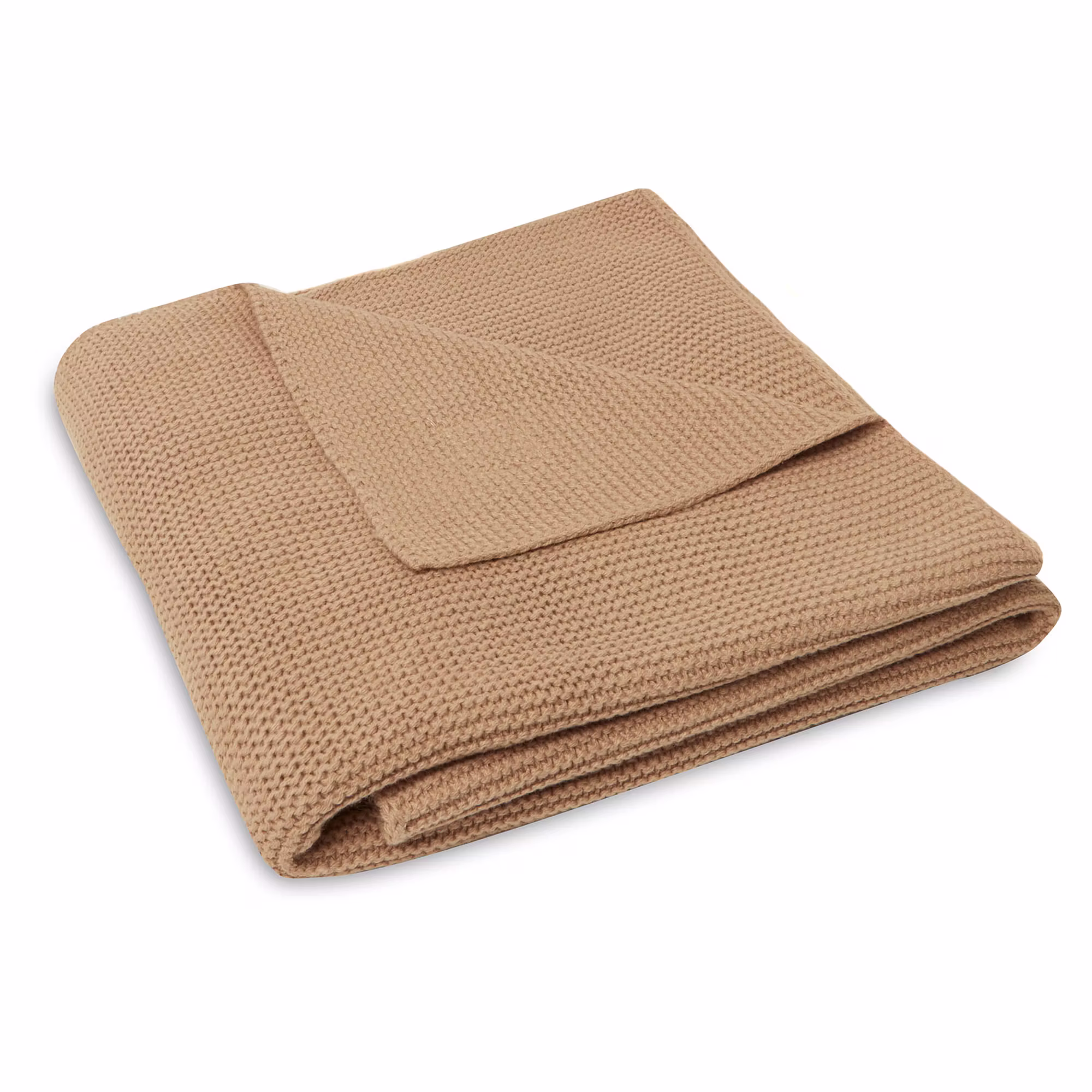 Decke Basic Knit Ivory 75 x 100 cm - Jamouz
