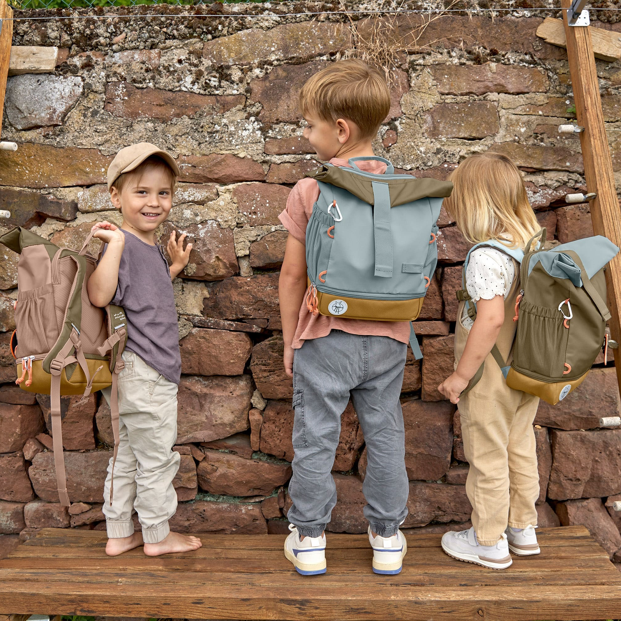 Kindergartenrucksack Rolltop - Nature - Jamouz