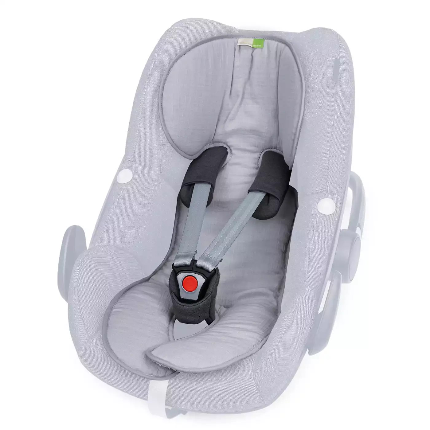 Sitzauflage Lola Gr. 0+ Musselin Grey - Jamouz