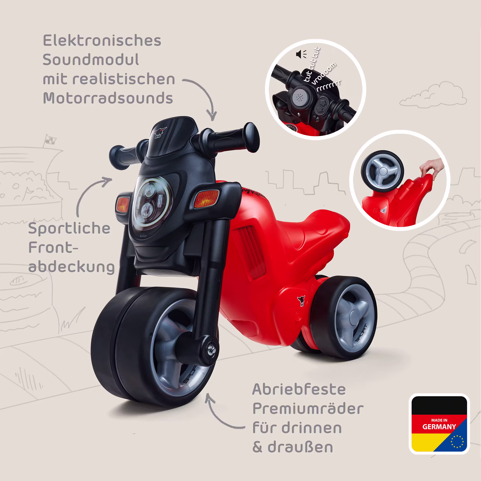 BIG Sport Bike Laufrad - Jamouz
