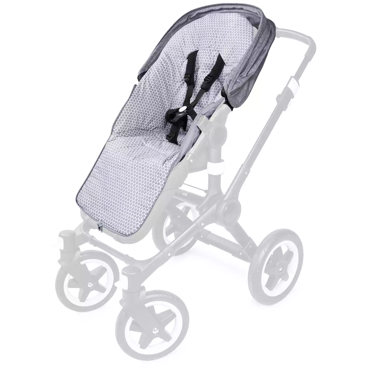 Fußsack Mila Prisma Grau - Jamouz