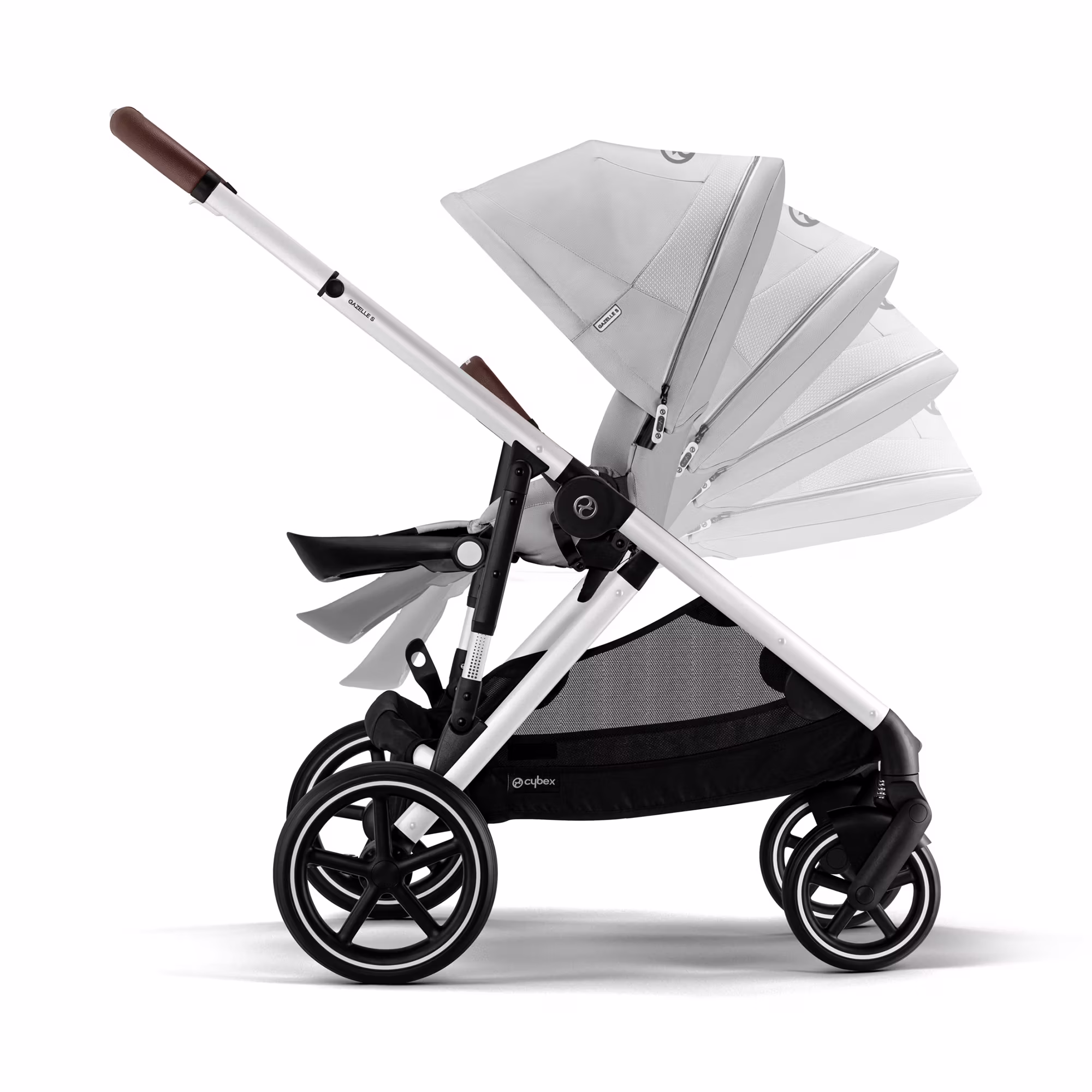 Gazelle S Lava Grey (Silver Frame) - Jamouz