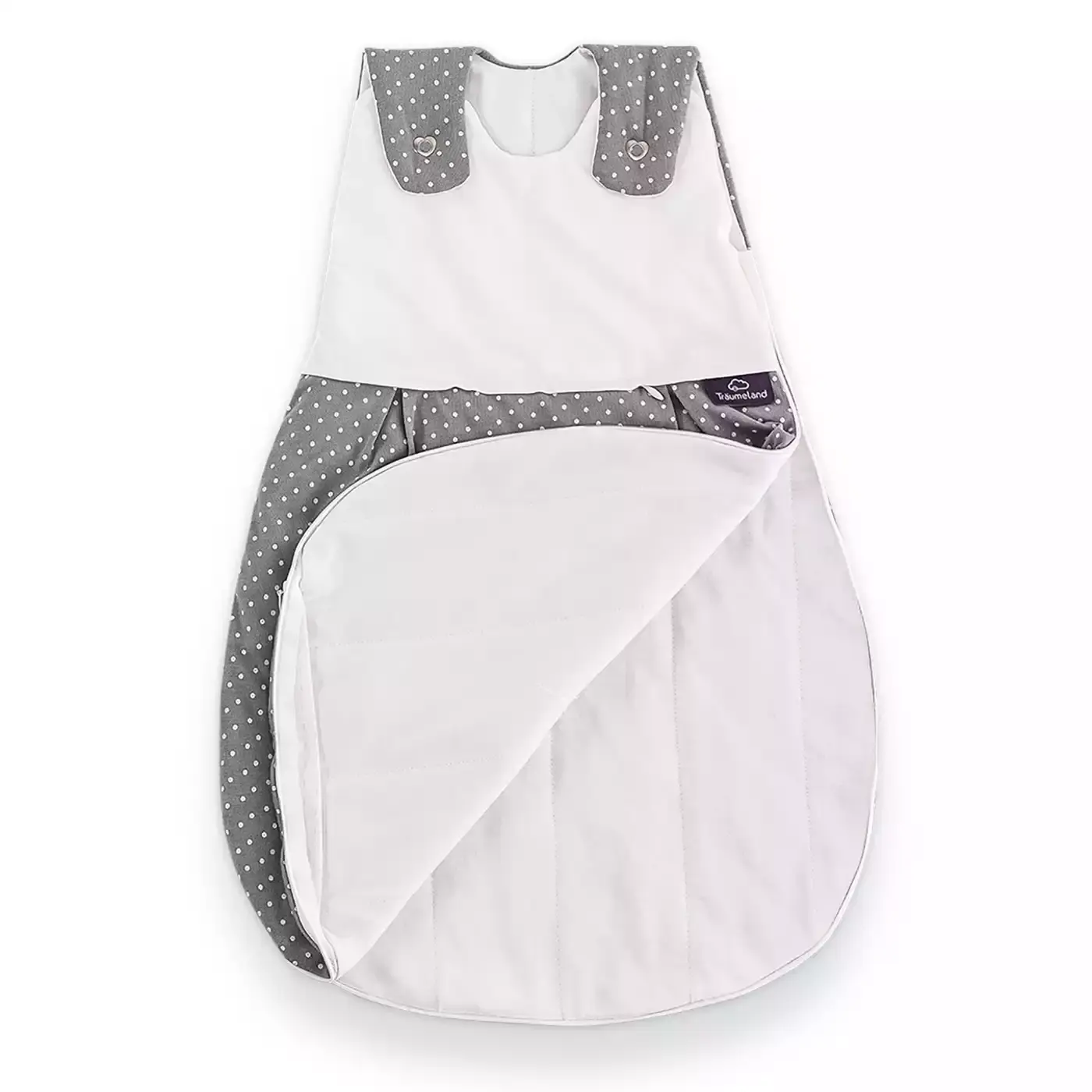 Schlafsack LIEBMICH Pünktchen grau 50/56 - Jamouz