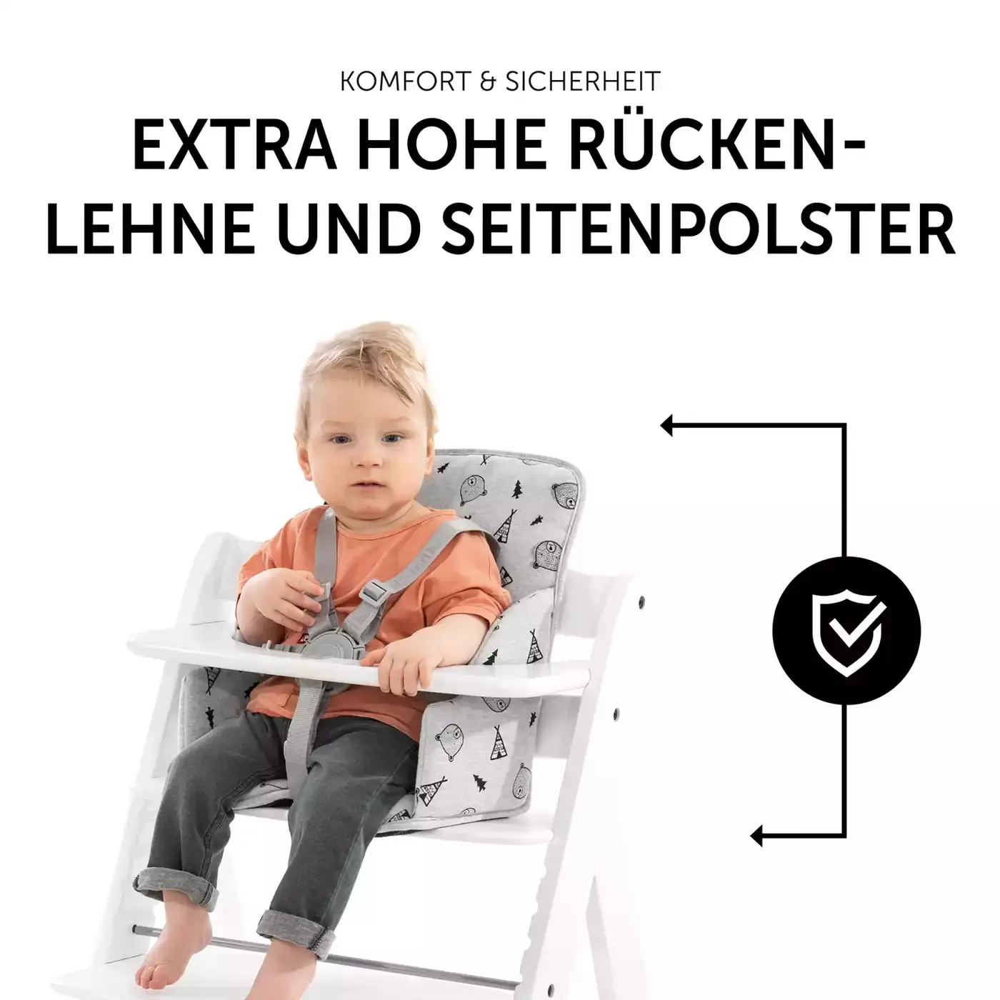 Sitzverkleinerer Alpha Cosy Select Nordic Grey - Jamouz