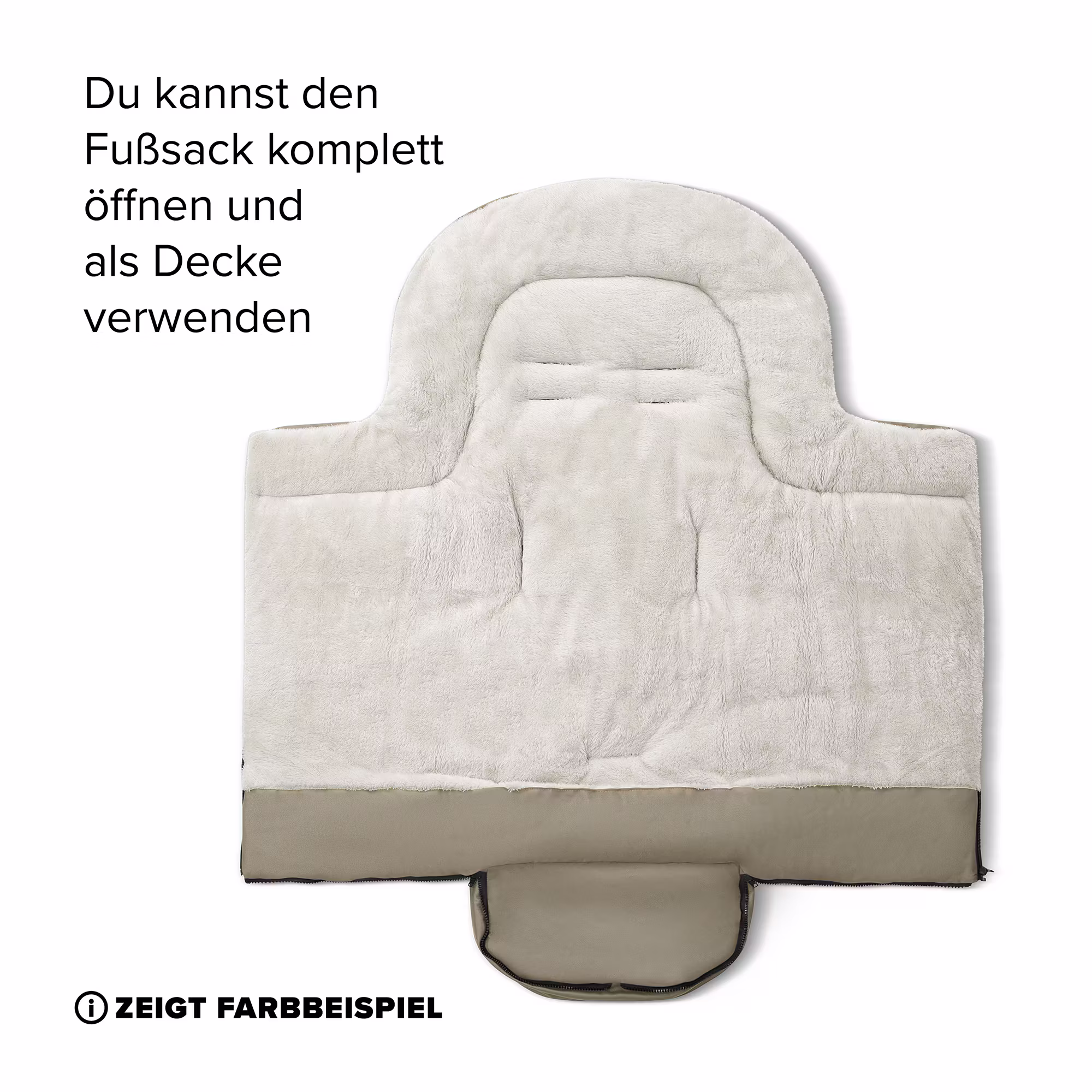 Winterfußsack Asphalt - Jamouz