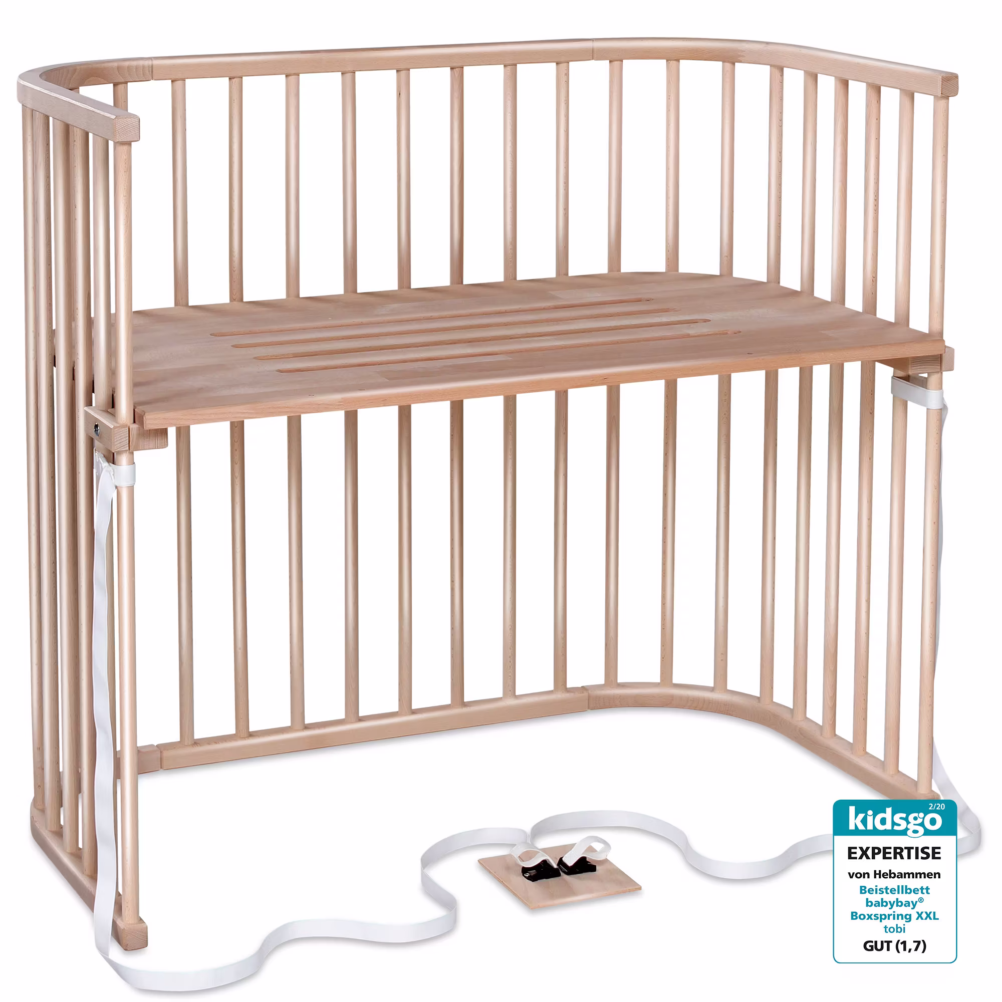 babybay Boxspring XXL weiß - Jamouz
