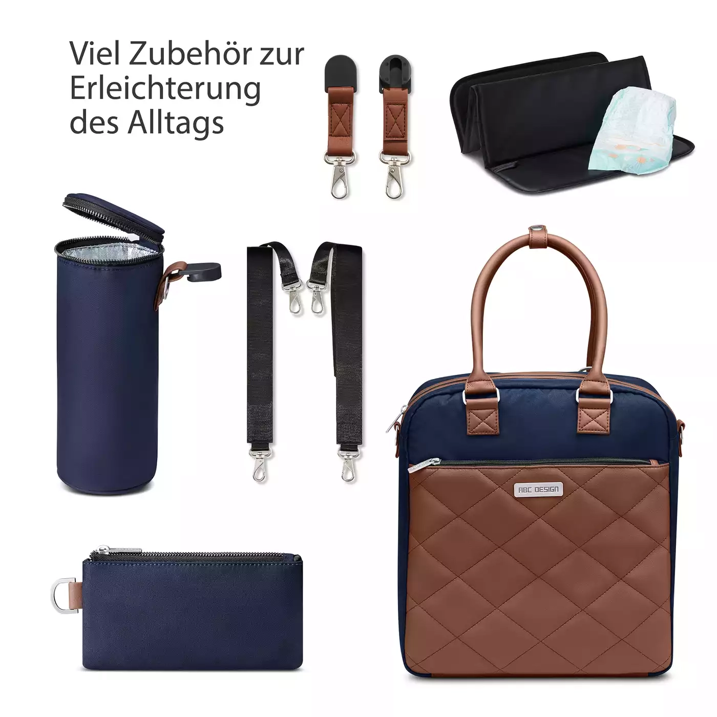 Wickeltasche Explore Diamond Asphalt - Jamouz