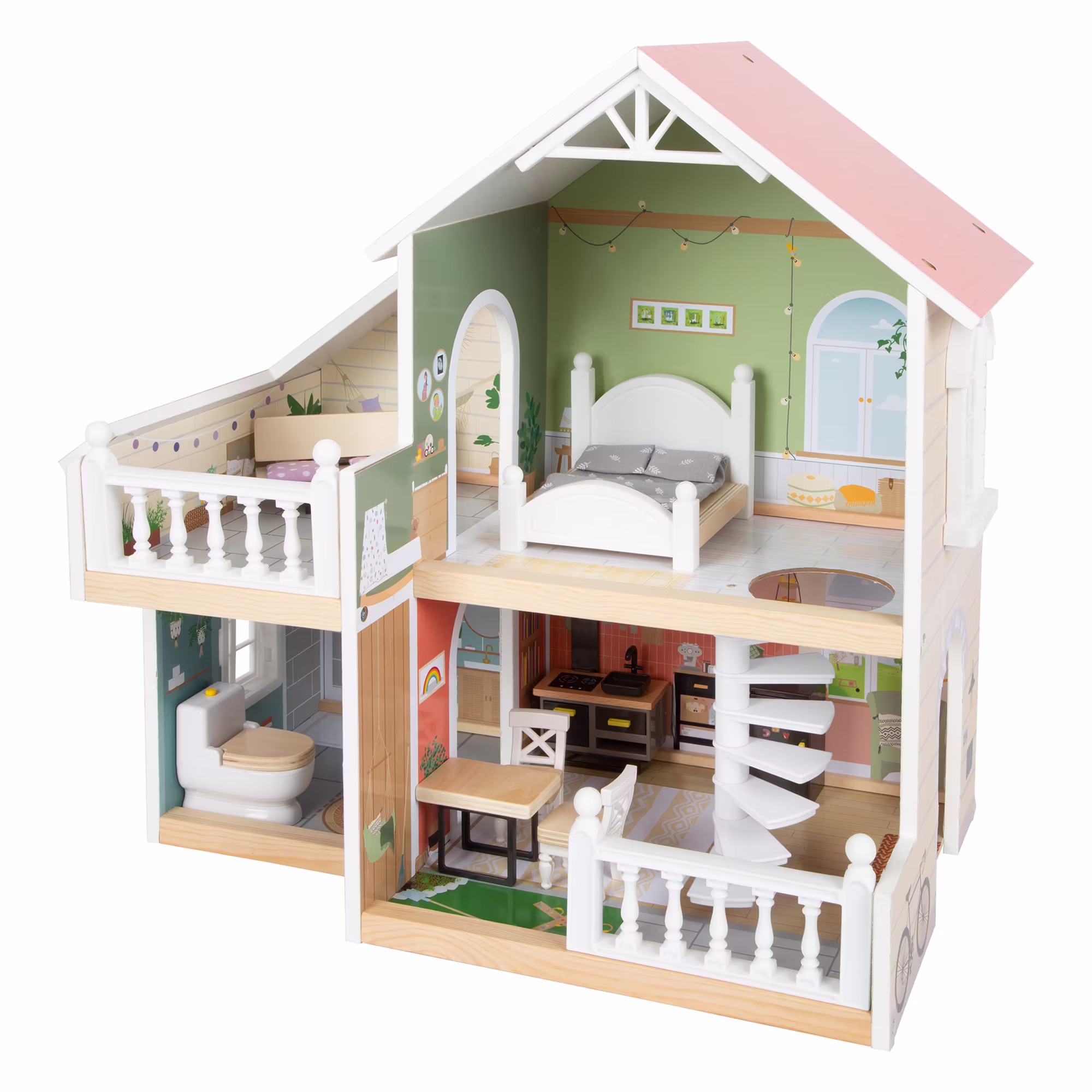 Puppenhaus mit Dachterasse - Jamouz