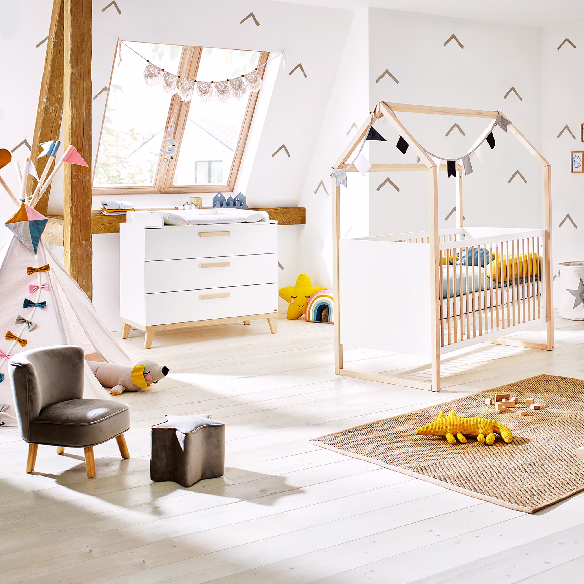2-teiliges Spar-Set Babyzimmer Larsson - Jamouz
