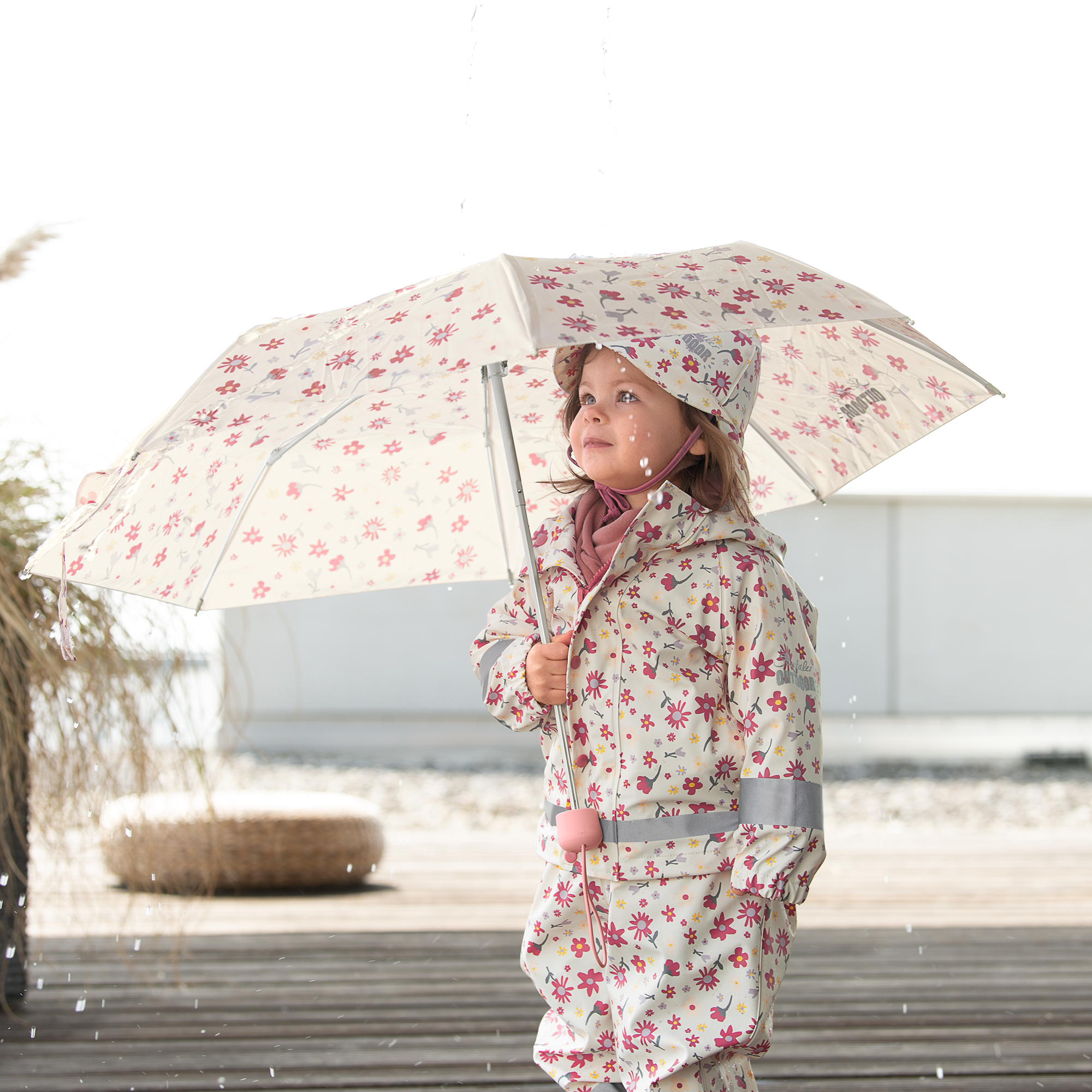 Regenjacke Blumen - Jamouz