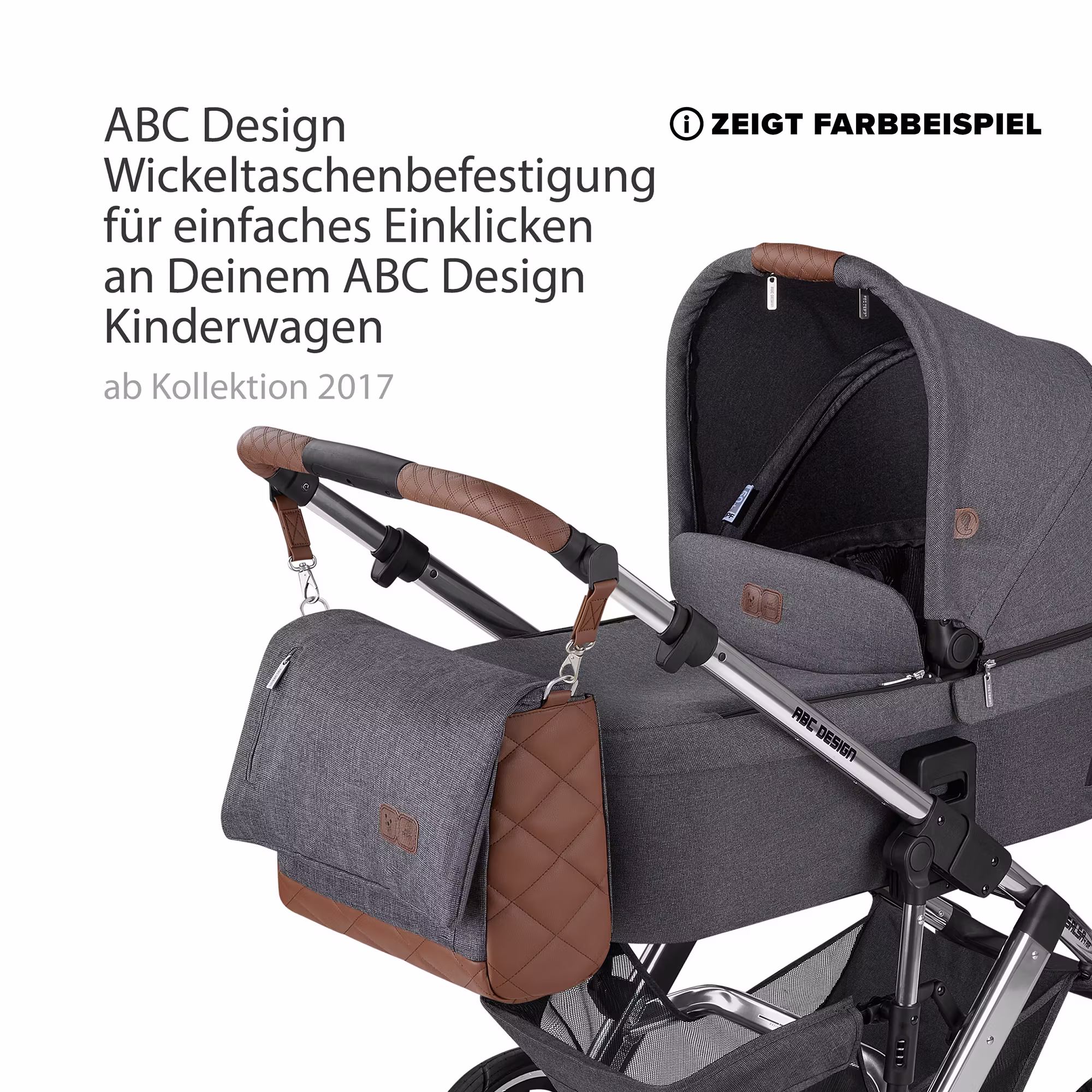 Wickeltasche Urban Asphalt - Jamouz