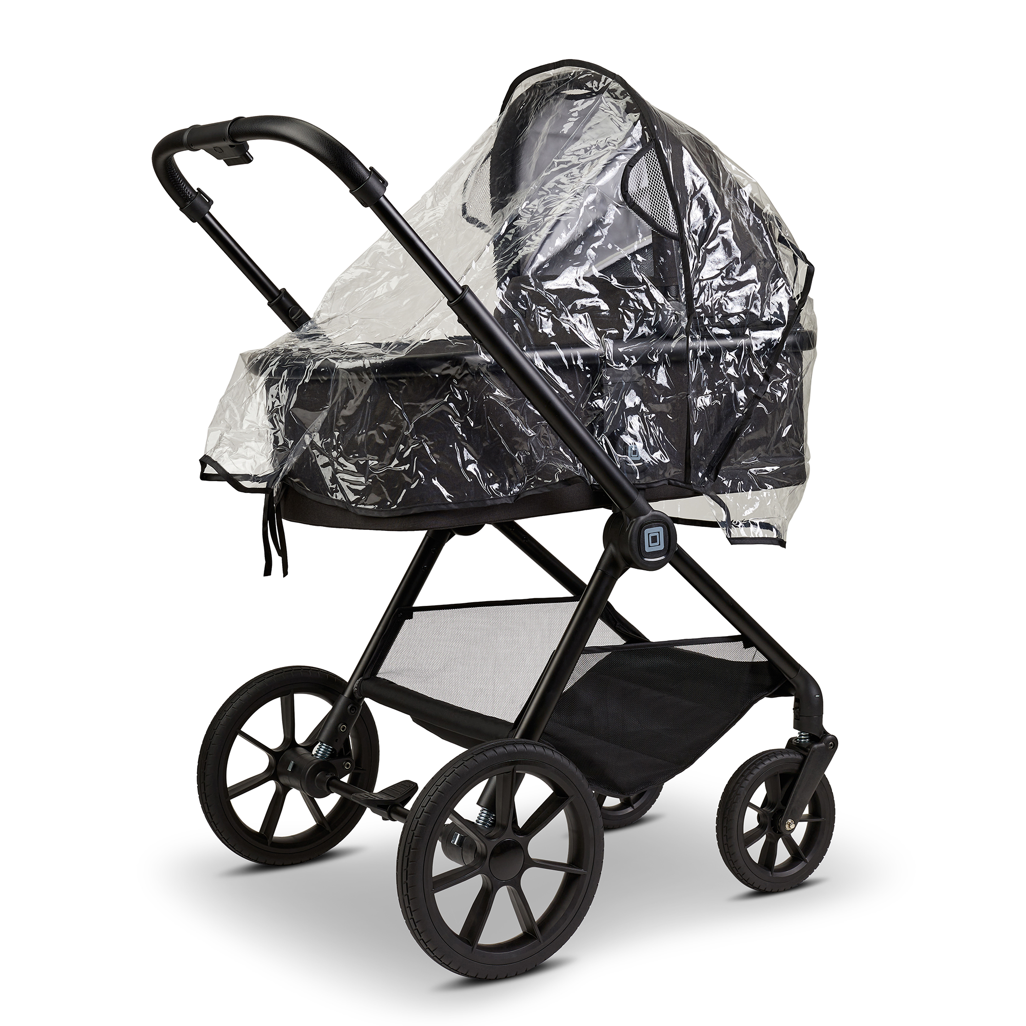 CLICC Set Black Melange mit Babyschale Cosmo - Jamouz