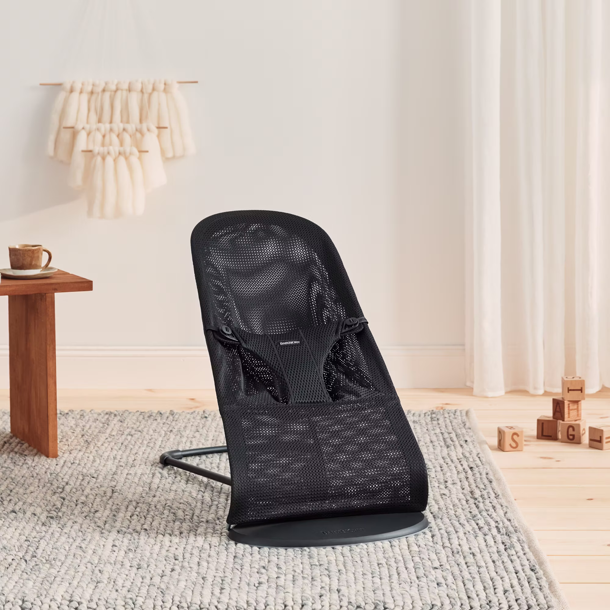 Babywippe Bliss Mesh Grey - Jamouz