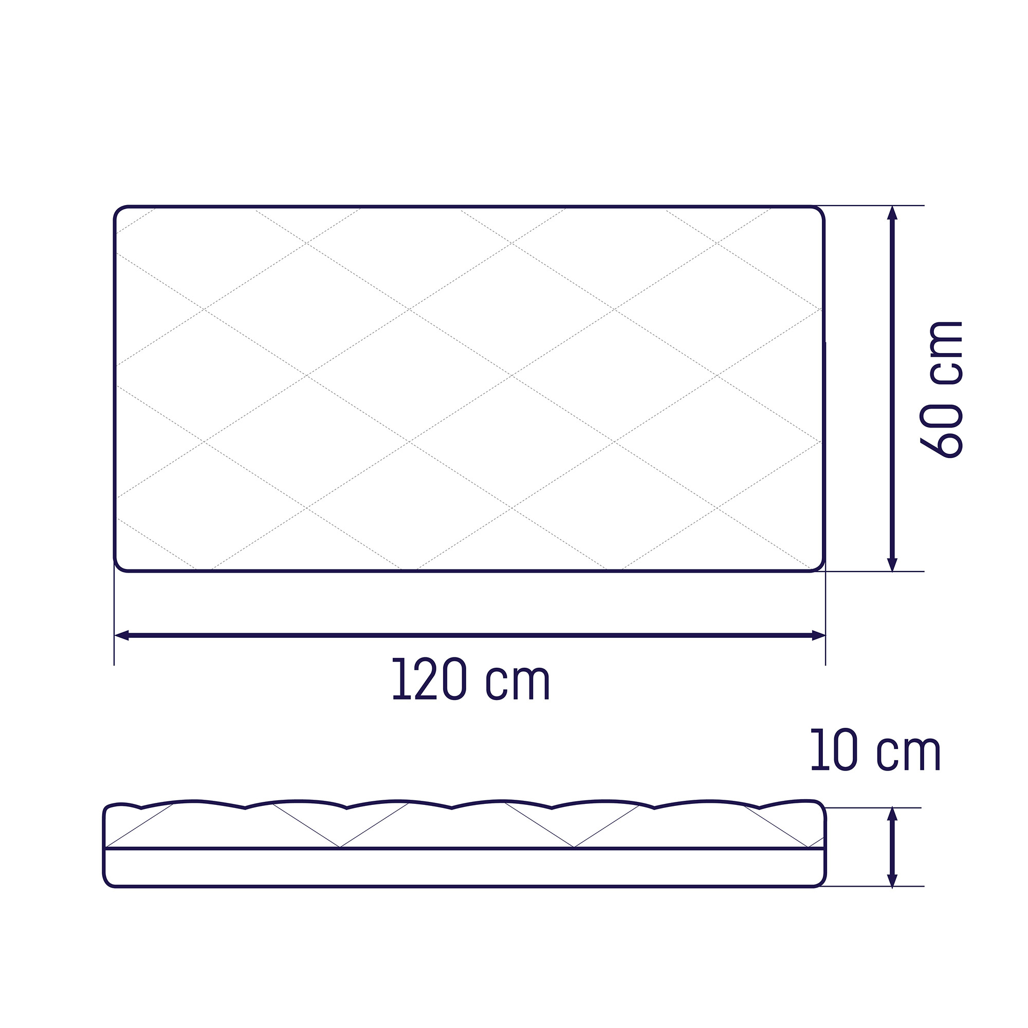 Babymatratze Dr. Lübbe Air Premium 120 x 60 cm - Jamouz