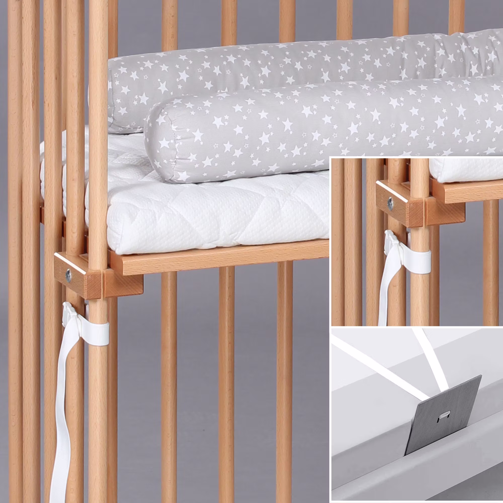 babybay Boxspring XXL weiß - Jamouz