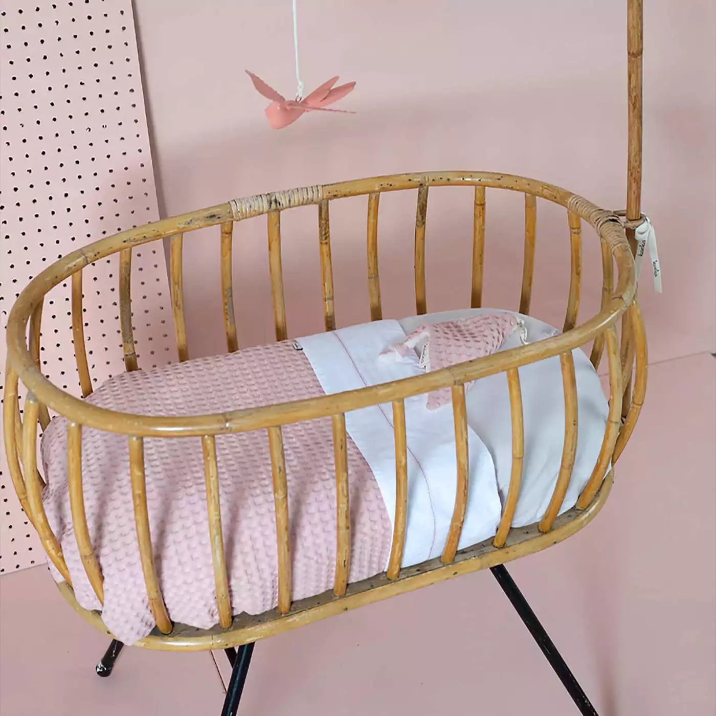 Babydecke Antwerp ochre silver grey - Jamouz