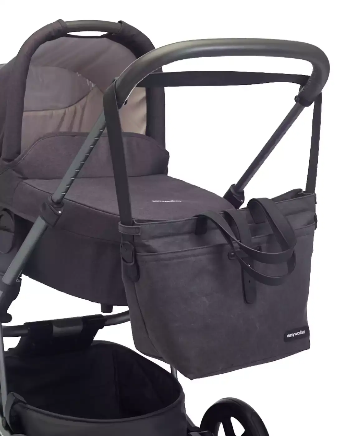 Wickeltasche Black Canvas - Jamouz