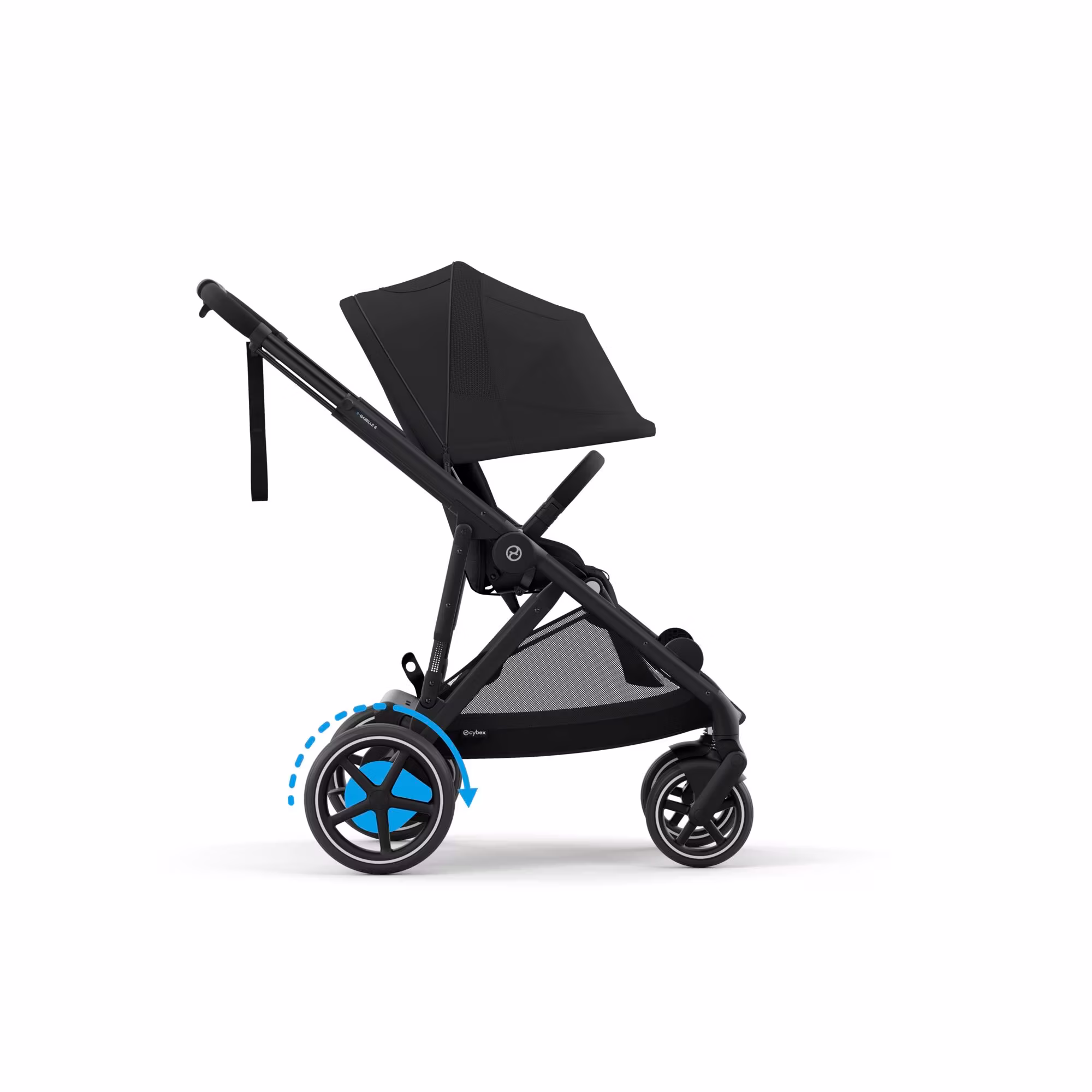 Set e-Gazelle S Moon Black mit Wanne - Jamouz
