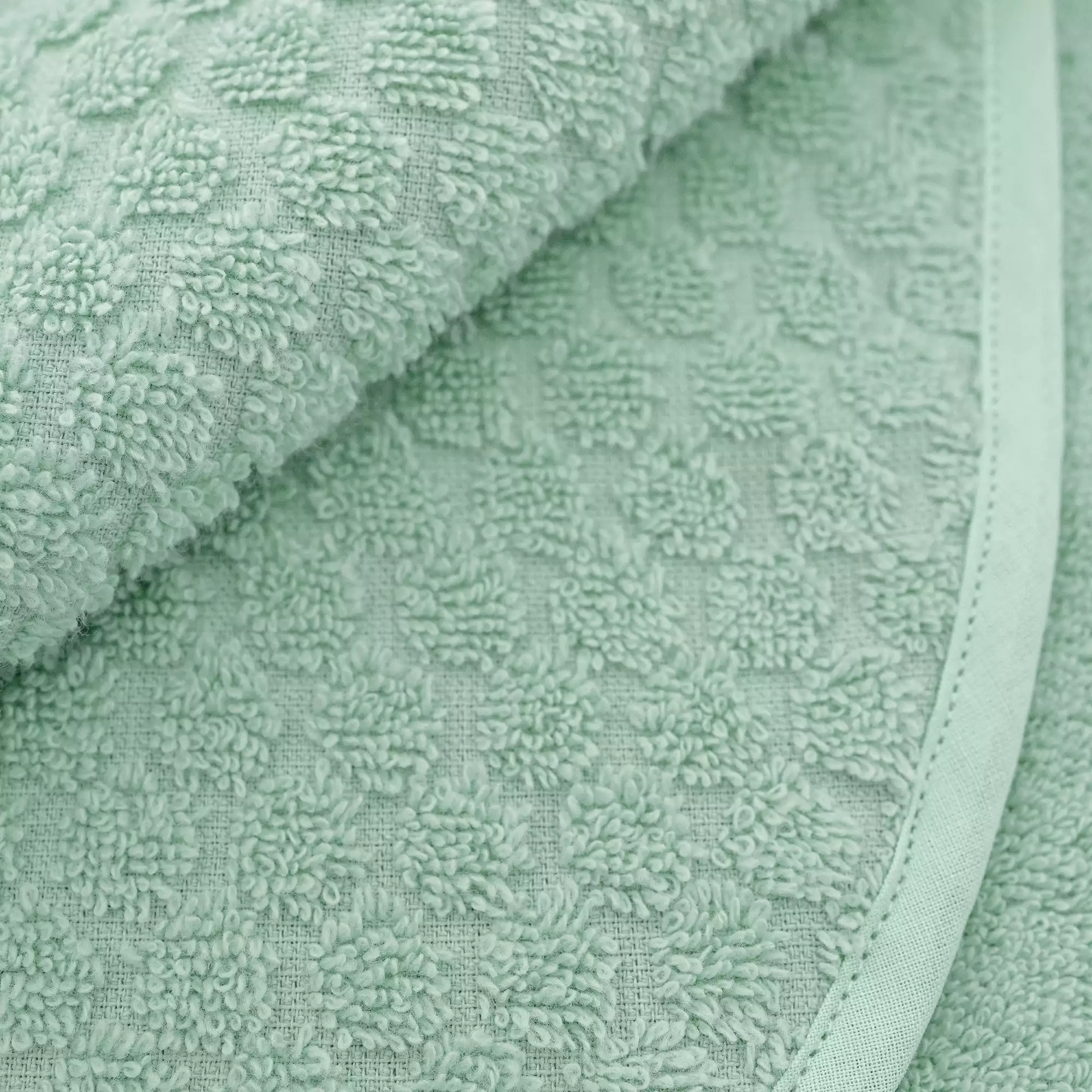 Badeponcho Dot up/down seegrün - Jamouz
