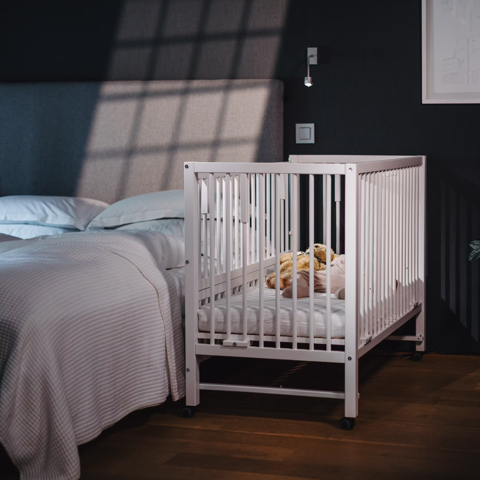 XXL Beistellbett HAJO natur - Jamouz