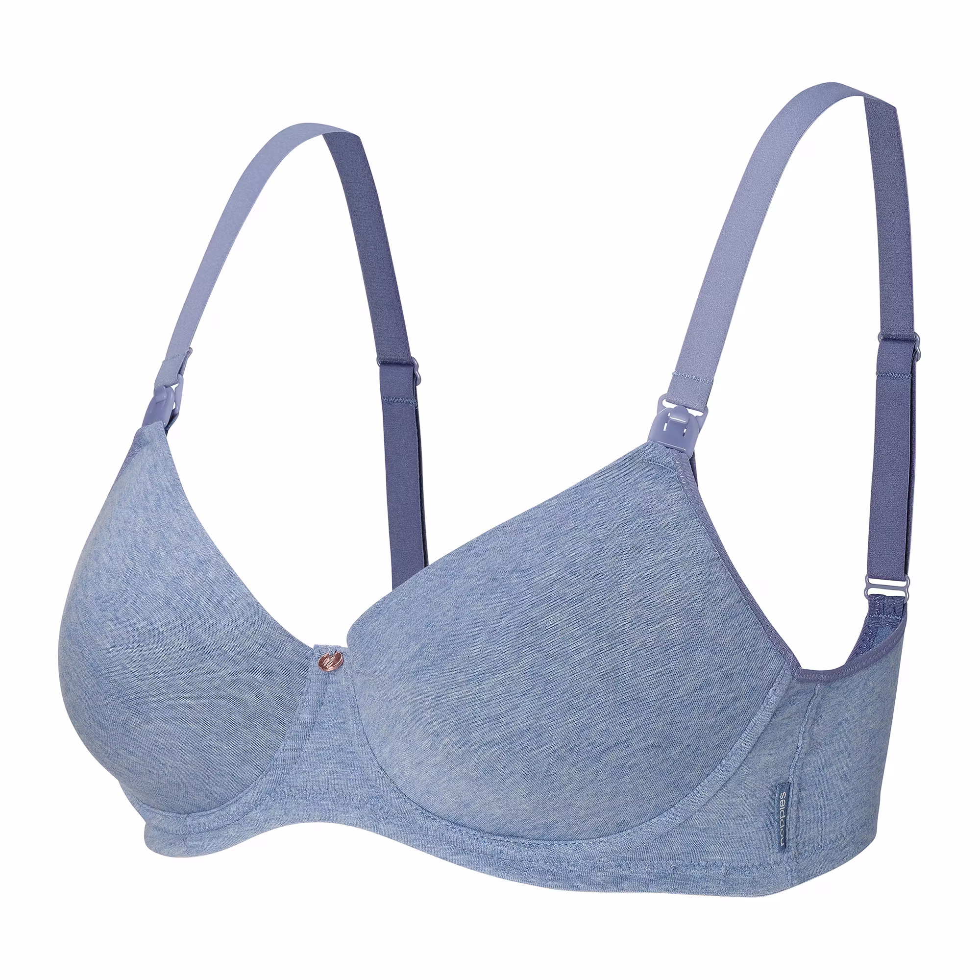 Still-BH Cotton Light Blue Melange D - Jamouz