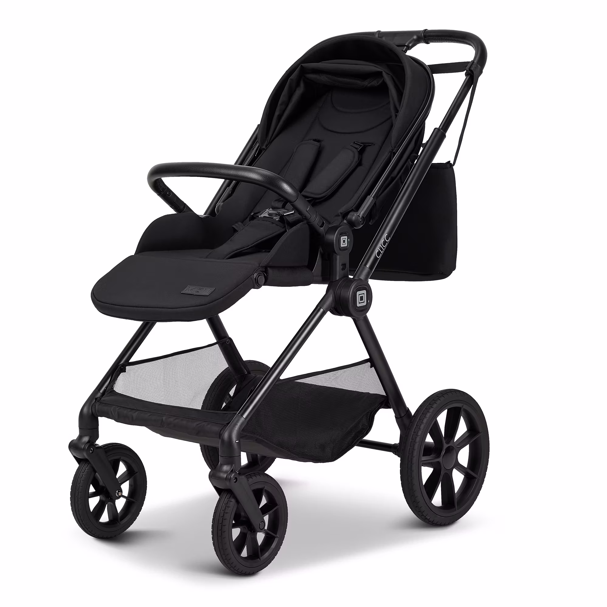 CLICC Set Black Melange mit Babyschale Cosmo - Jamouz