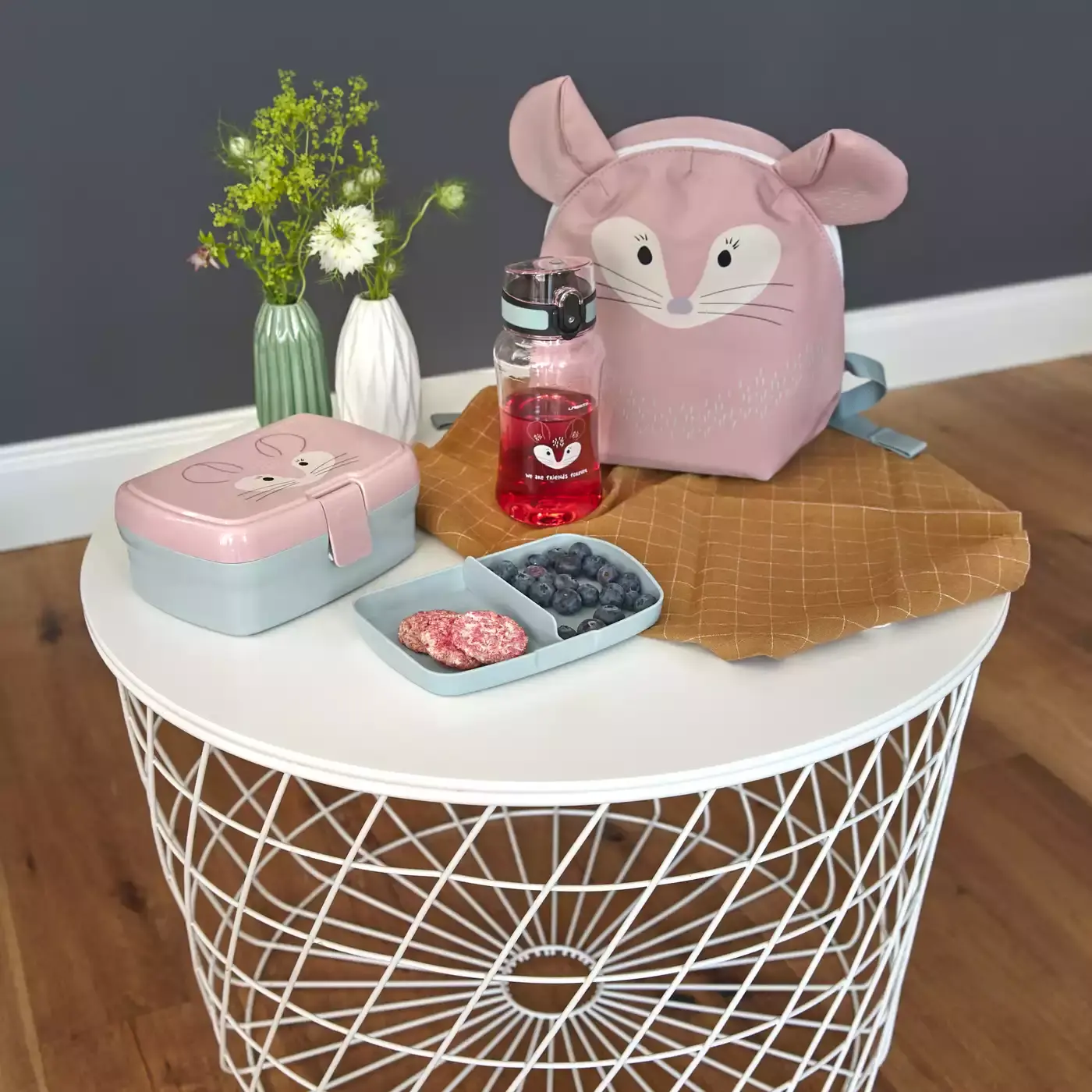 Tiny Backpack About Friends Chinchilla Pink - Jamouz
