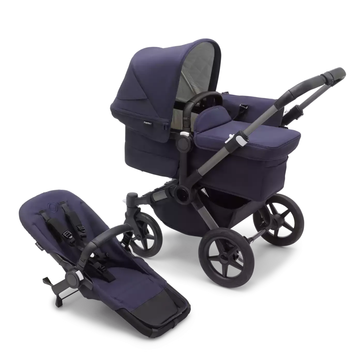 Donkey 5 Mono-Kinderwagen, erweiterbar, Forest Green - Jamouz