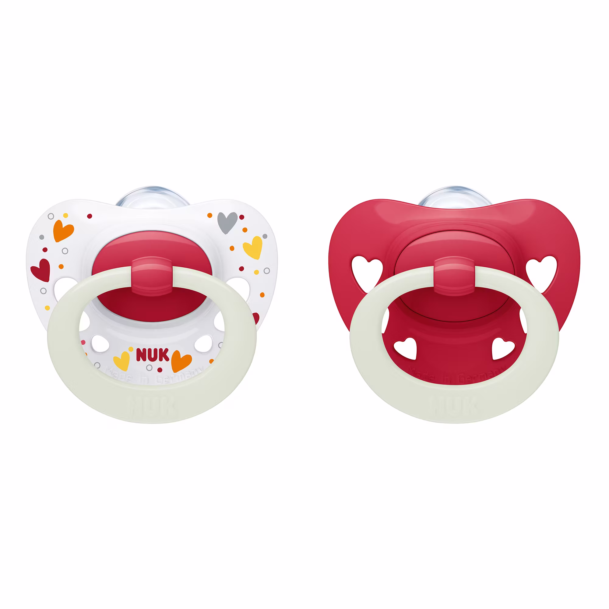 Beruhigungssauger Signature Night 6-18 Monate Herz - Jamouz