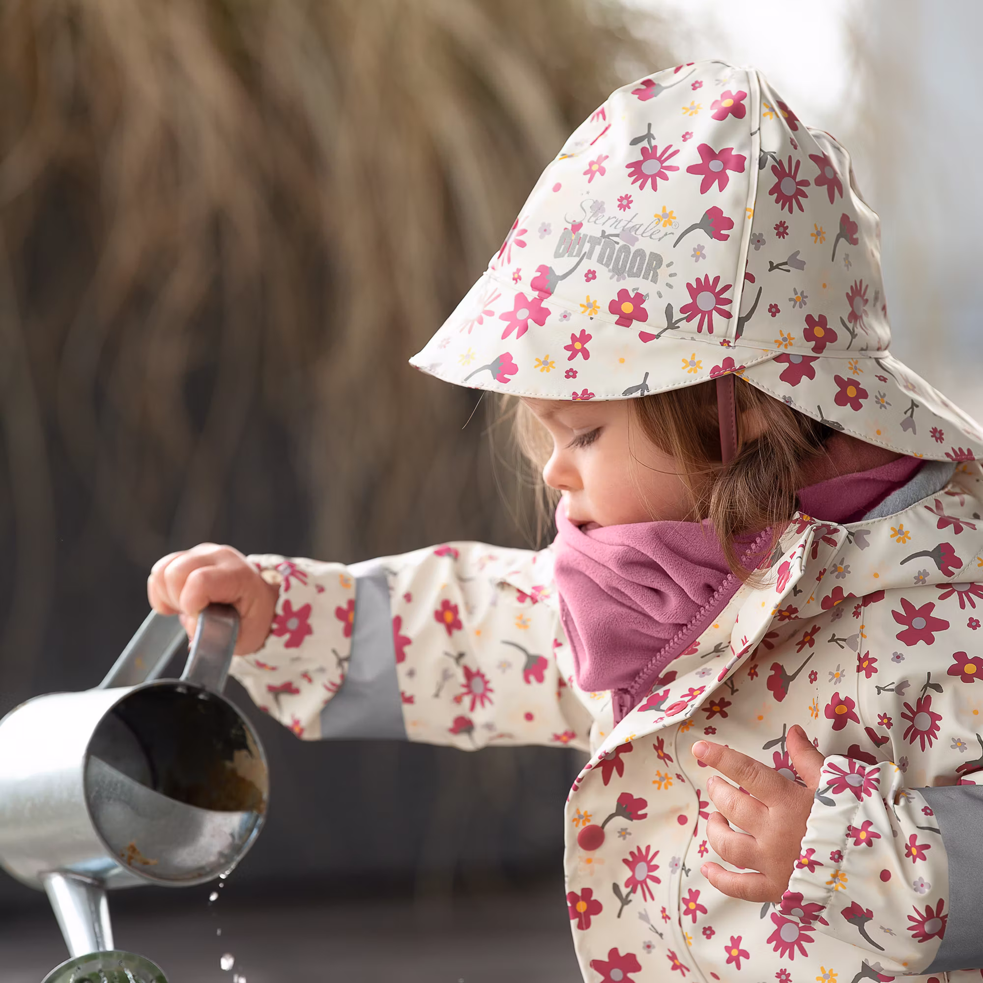 Regenjacke Blumen - Jamouz