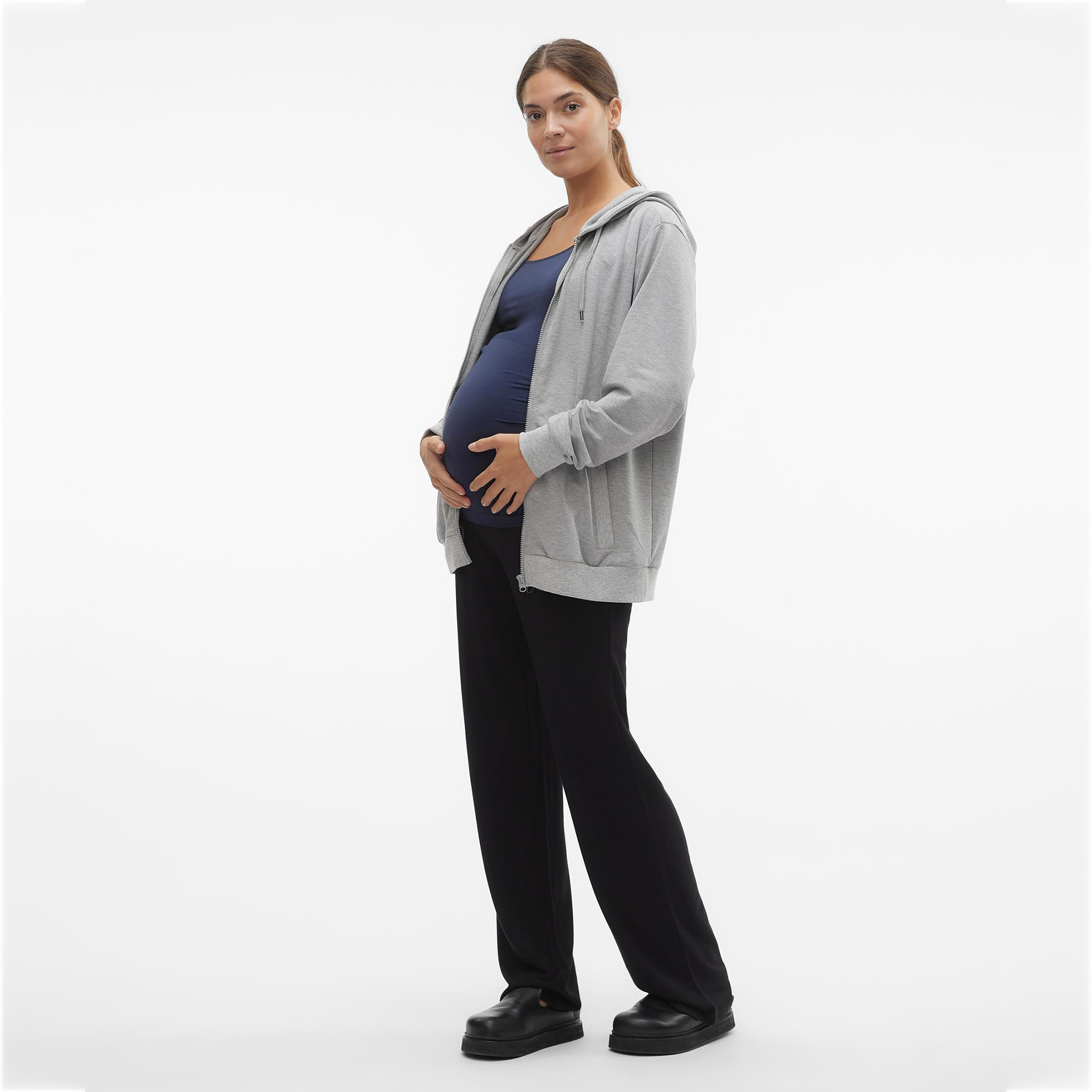 Sweatshirt Light Grey Melange - Jamouz