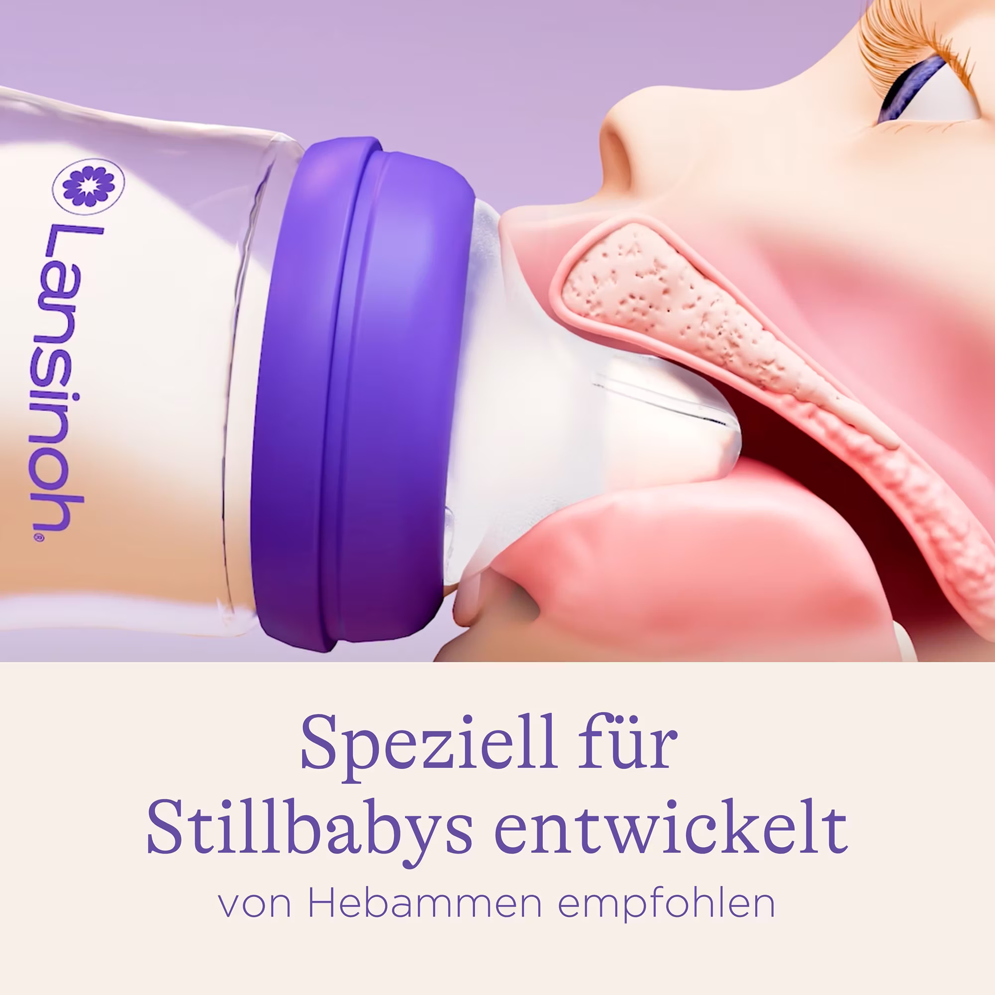 Set Babyflaschen NaturalWave Größe M - Jamouz