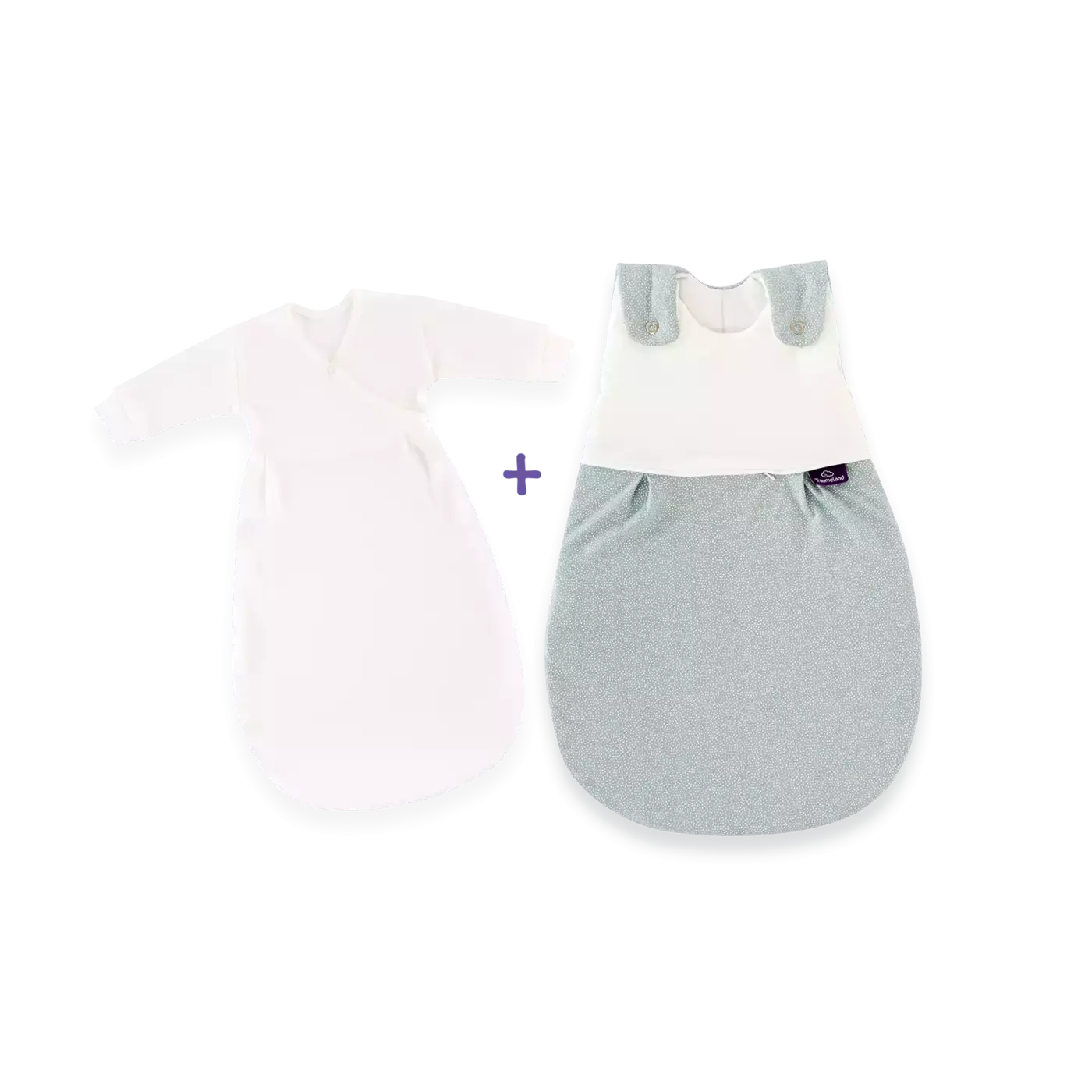 Schlafsack-Set LIEBMICH Pünktchen Aqua 56/62 - Jamouz