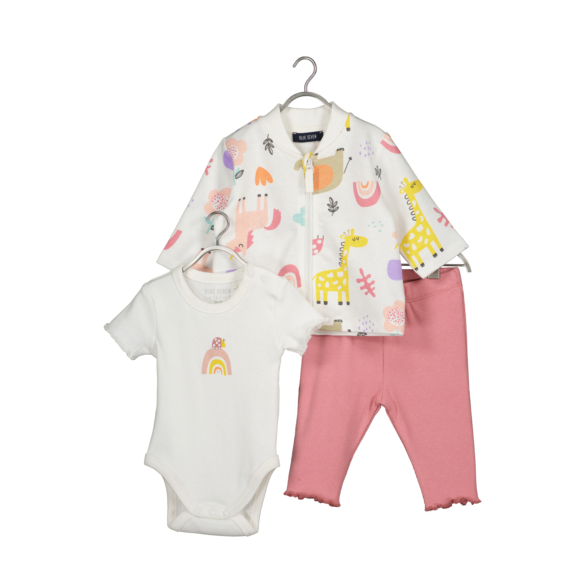 3er-Set Jacke, Body und Leggings Giraffe - Jamouz