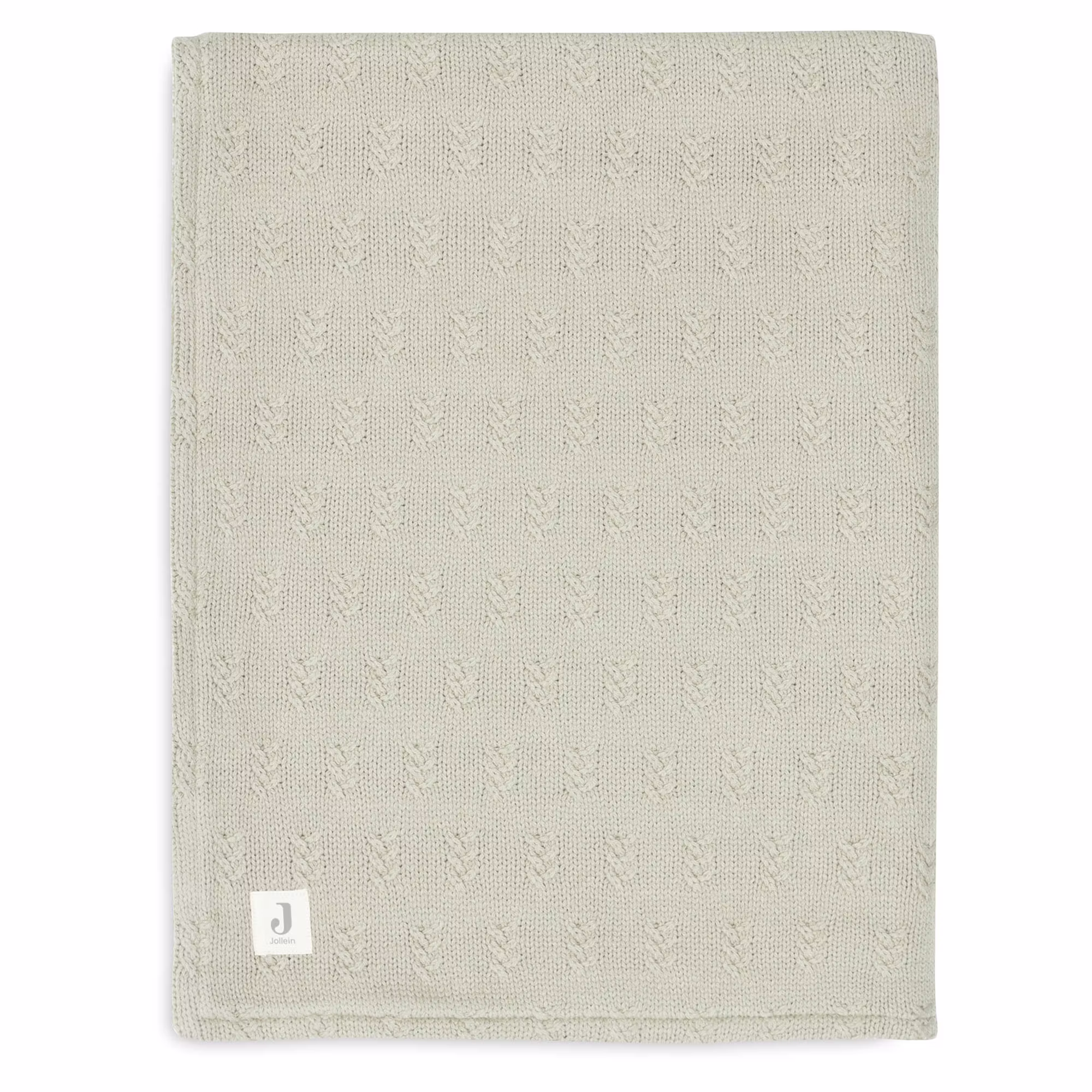 Decke Grain Knit Olive Green 75 x 100 cm - Jamouz