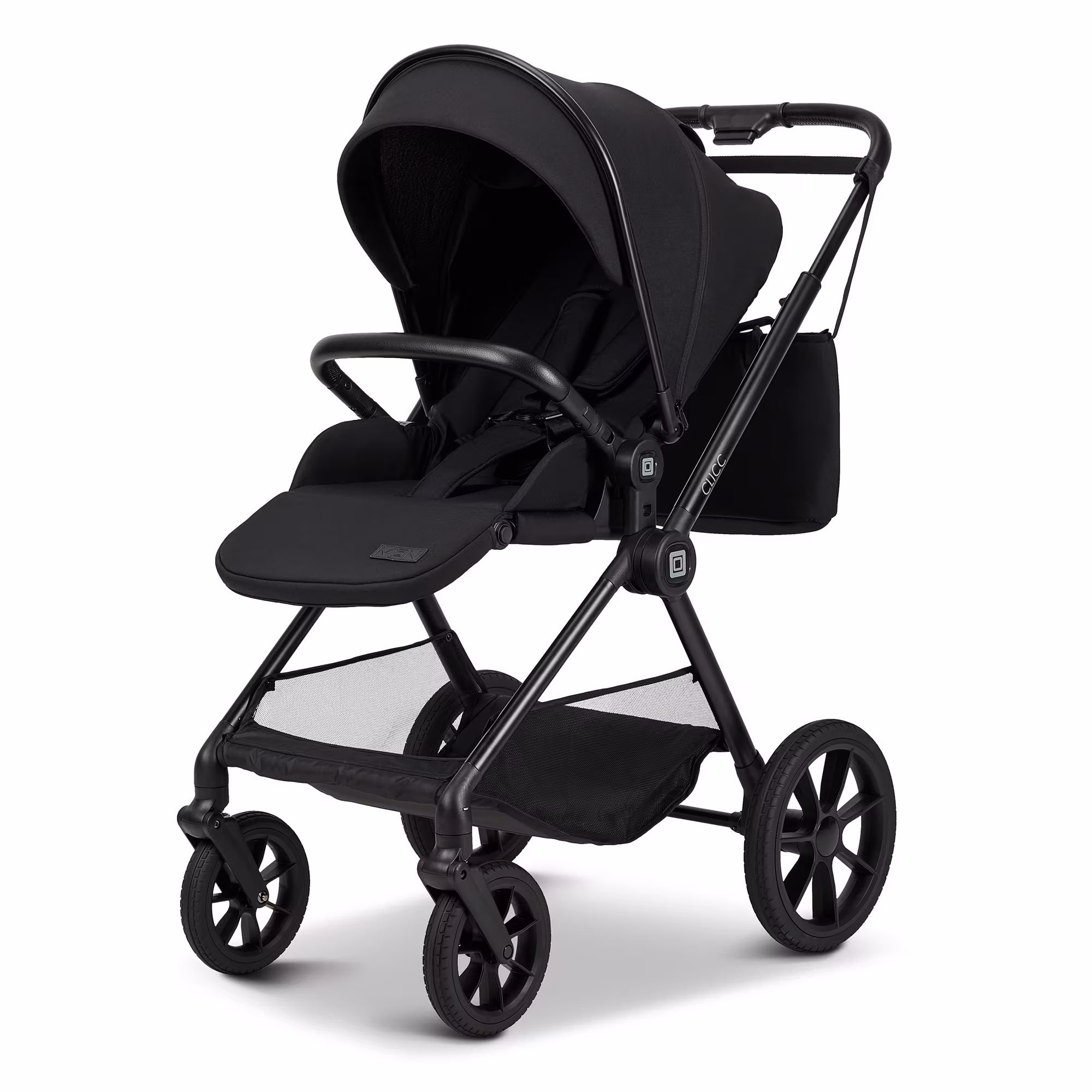 CLICC Set Black Melange mit Babyschale Cosmo - Jamouz