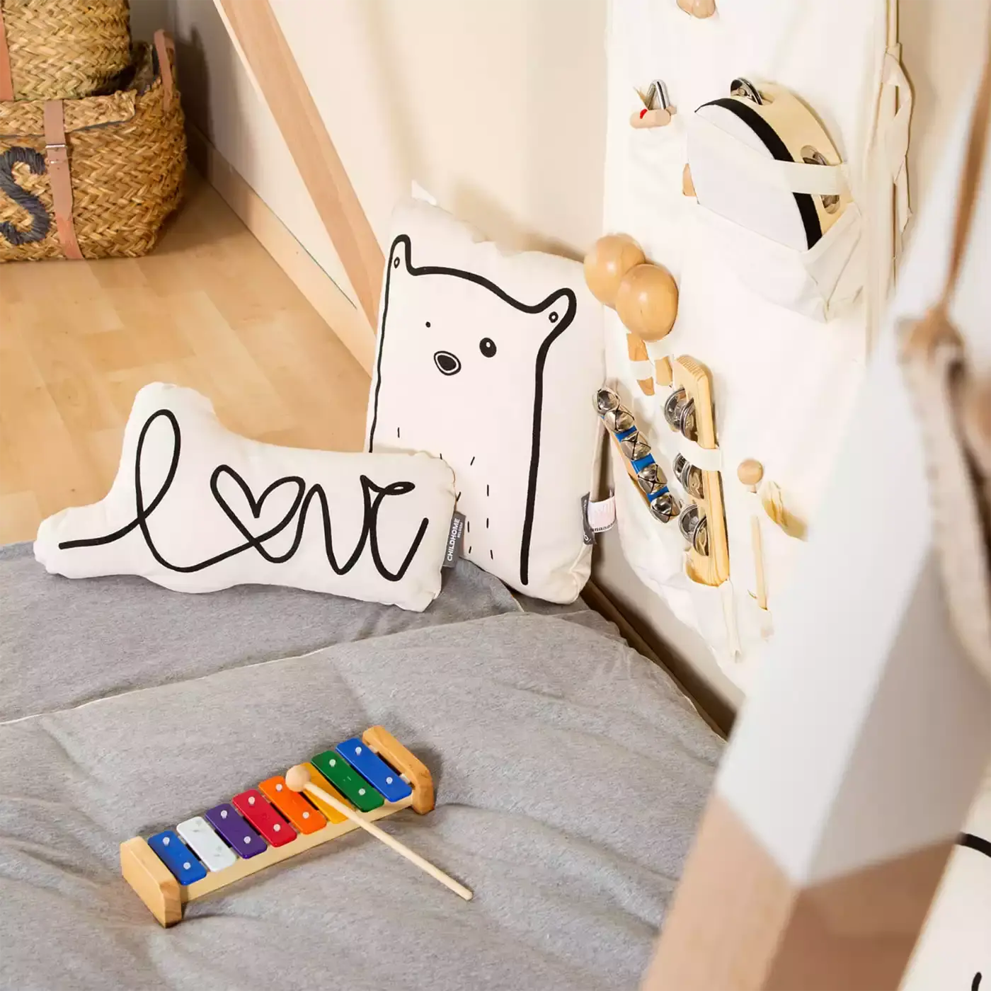 Canvas Kissen Bär - Jamouz